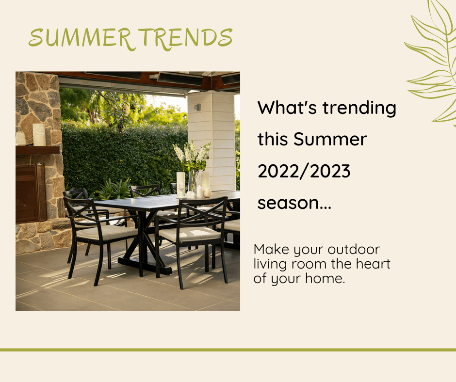 What's trending in outdoor furniture this Summer - Lume Outdoor Living