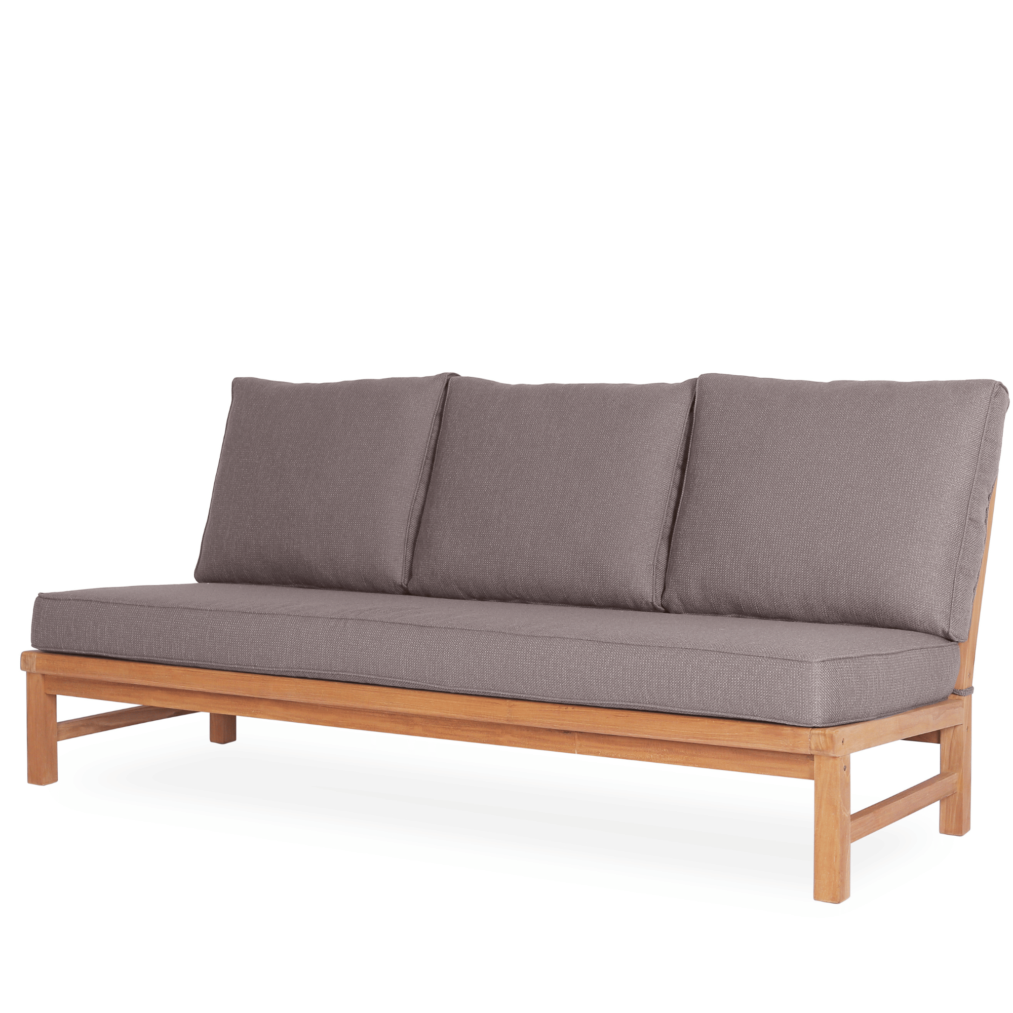 Fiji 3 Seater Lounge Chair - Dove Fabric