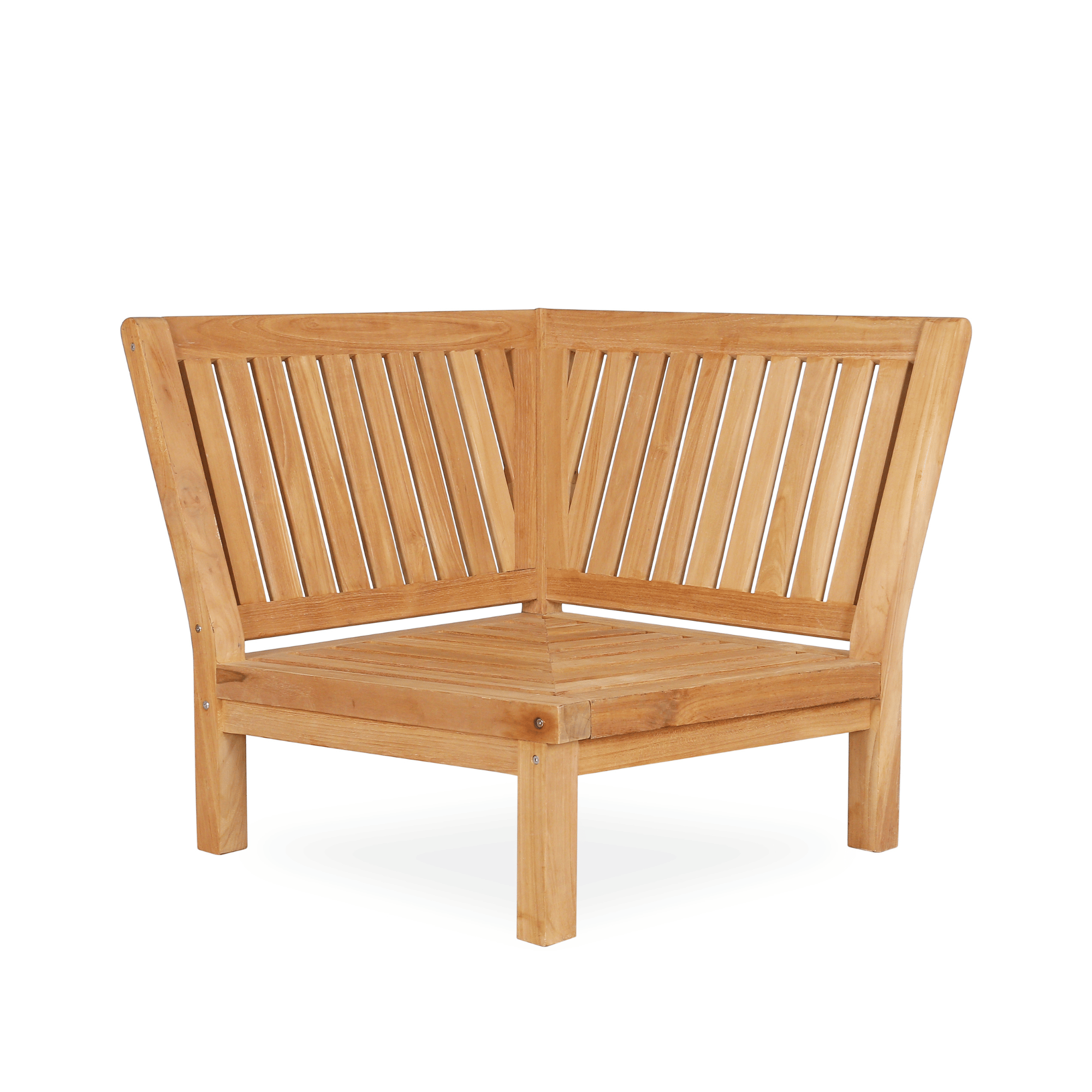 Fiji 5pce Corner Lounge Setting with Lounge Chair - Teak/Wheat