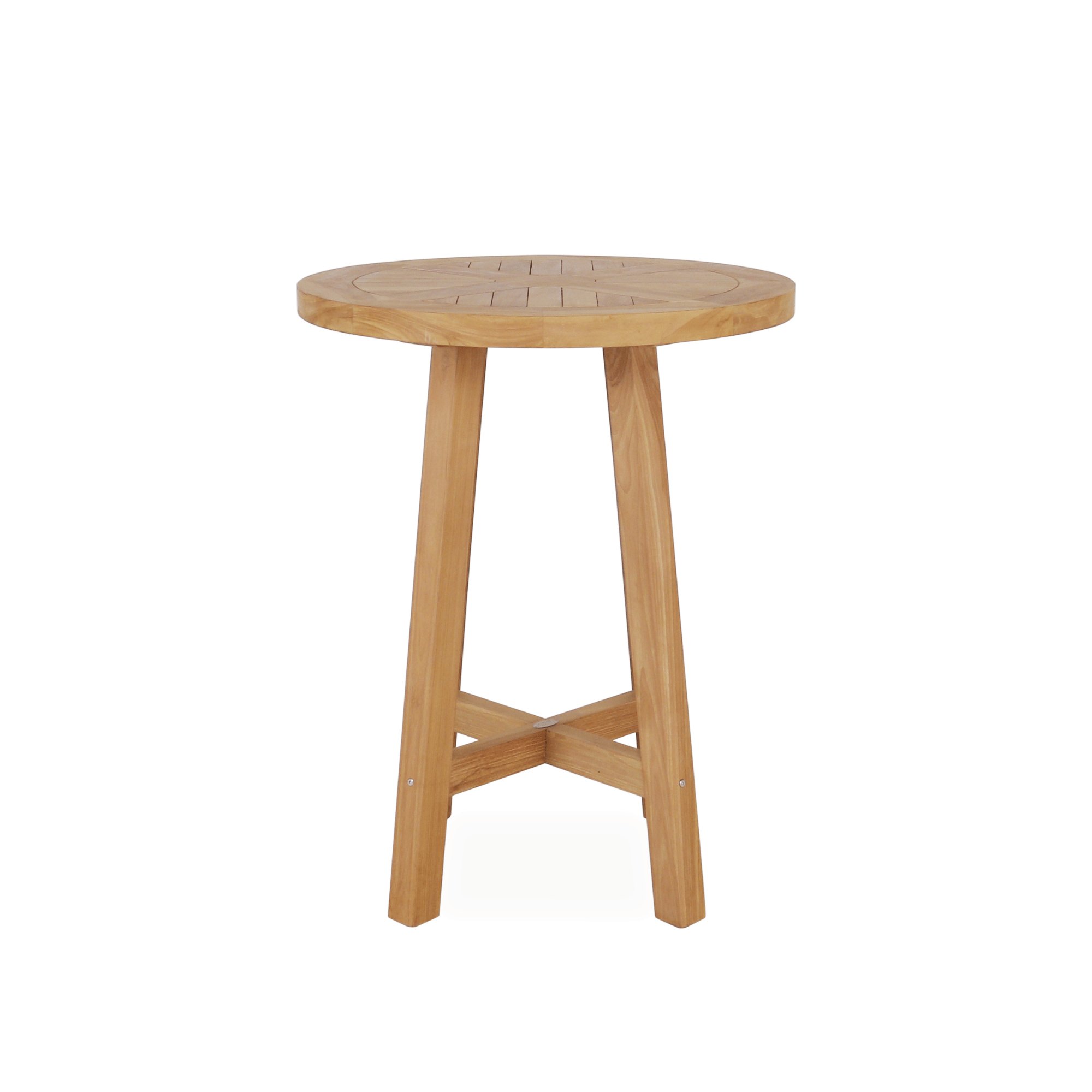 Hawaii Teak 80cm Round Outdoor Bar Table