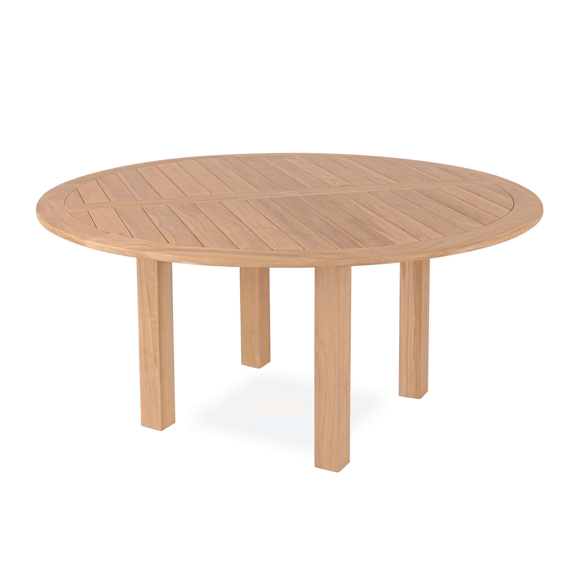 Montego 160cm Round Teak Outdoor Dining Table