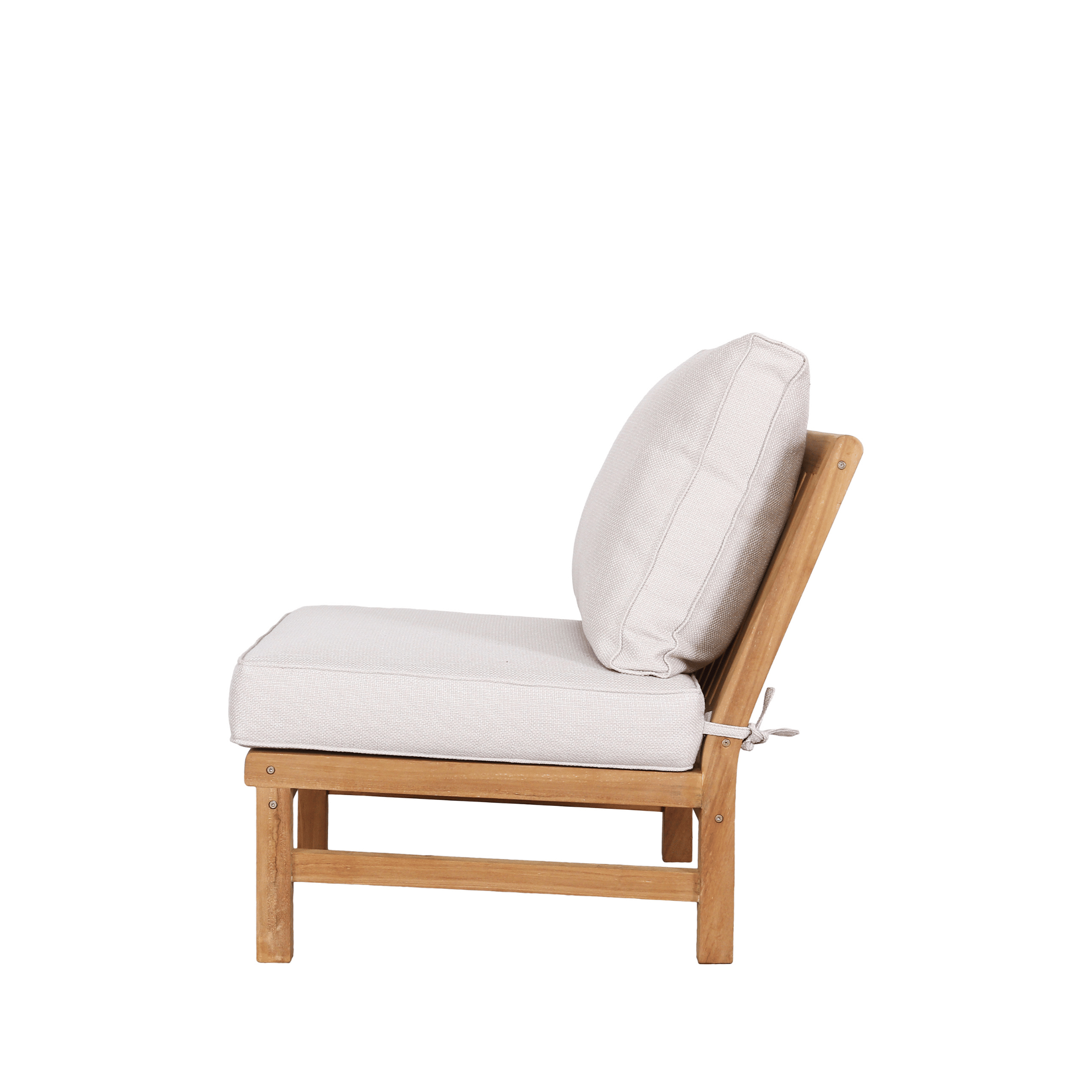 Fiji Single Lounge Chair - Wheat Fabric