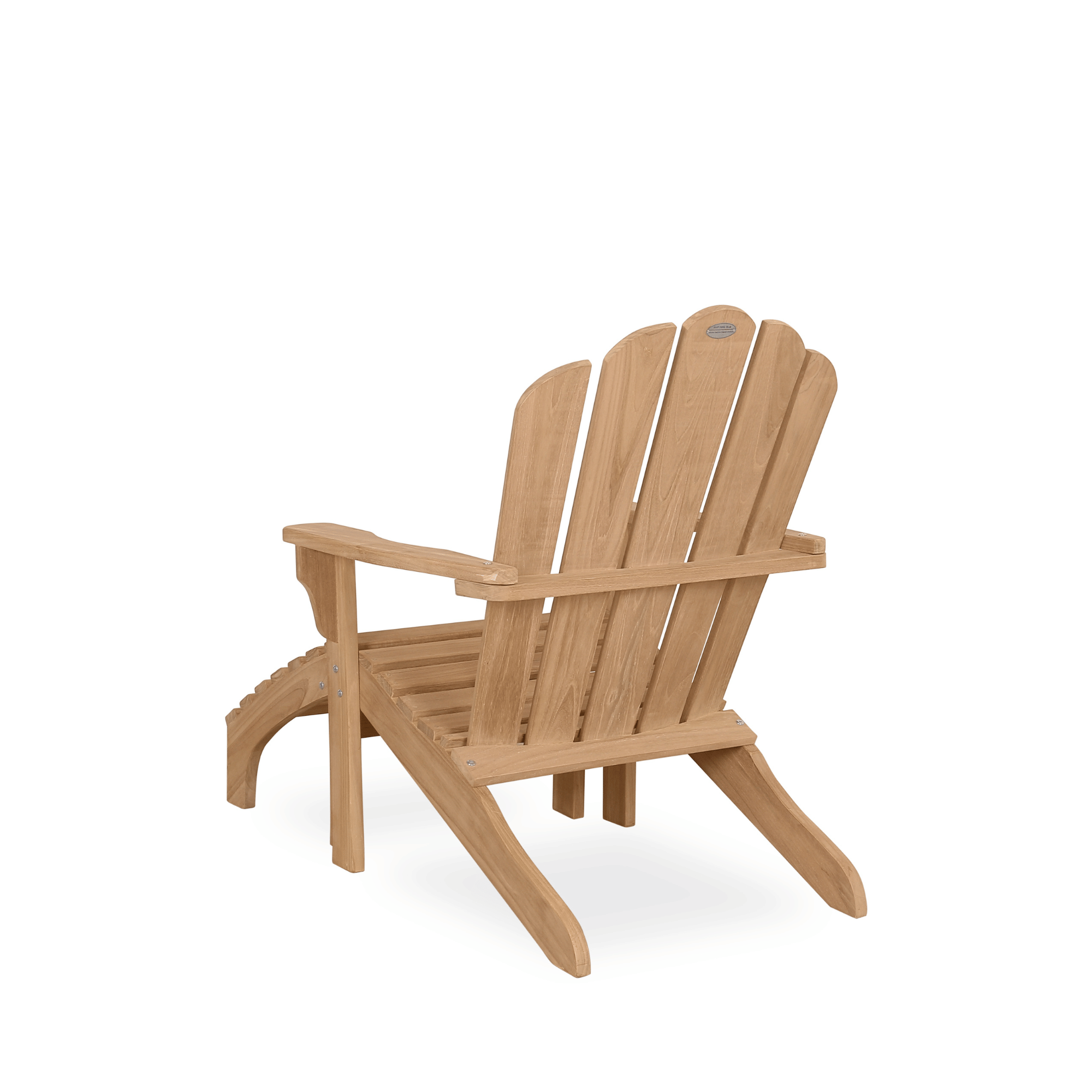 Adirondack Teak Chair + Footstool