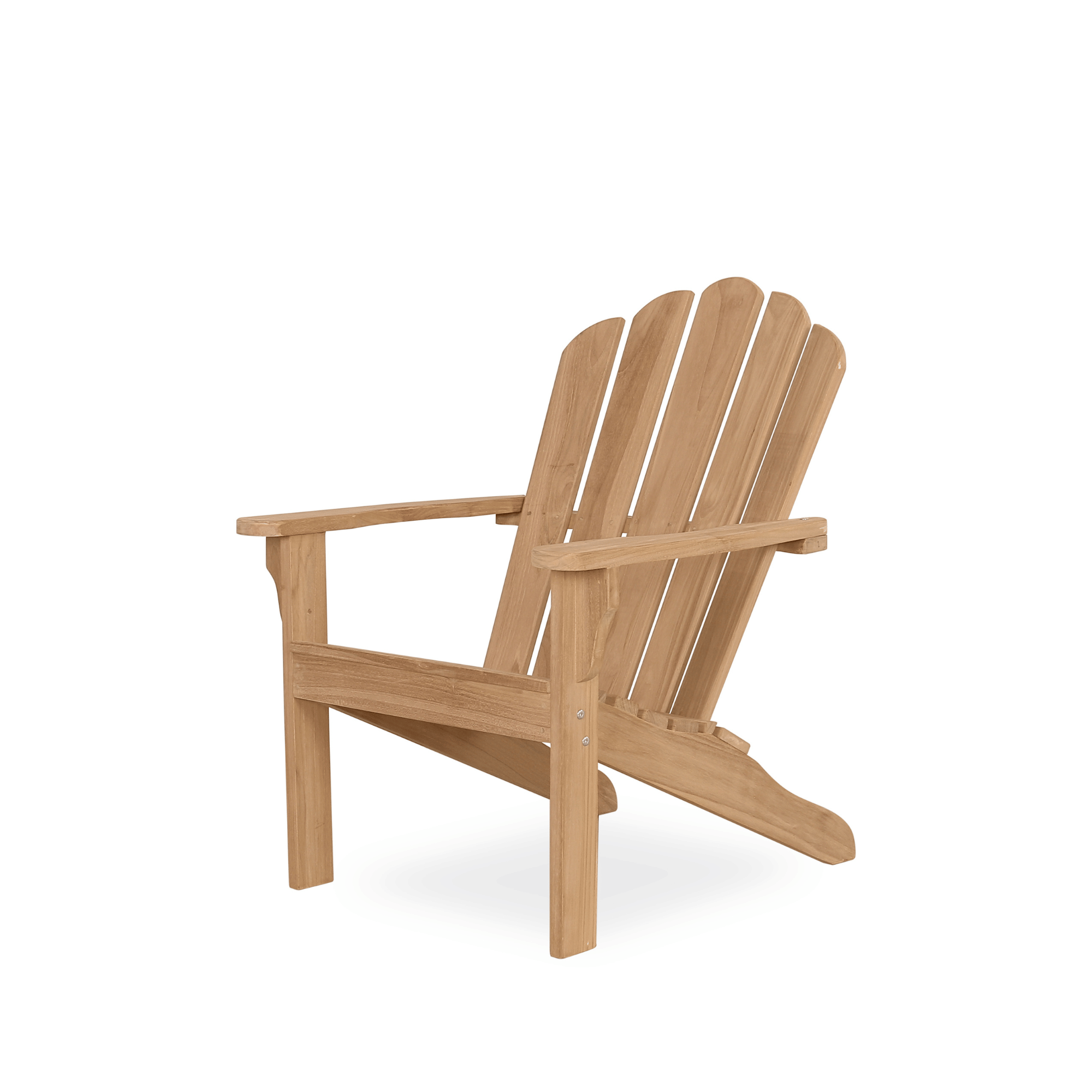 Adirondack Teak Chair + Footstool