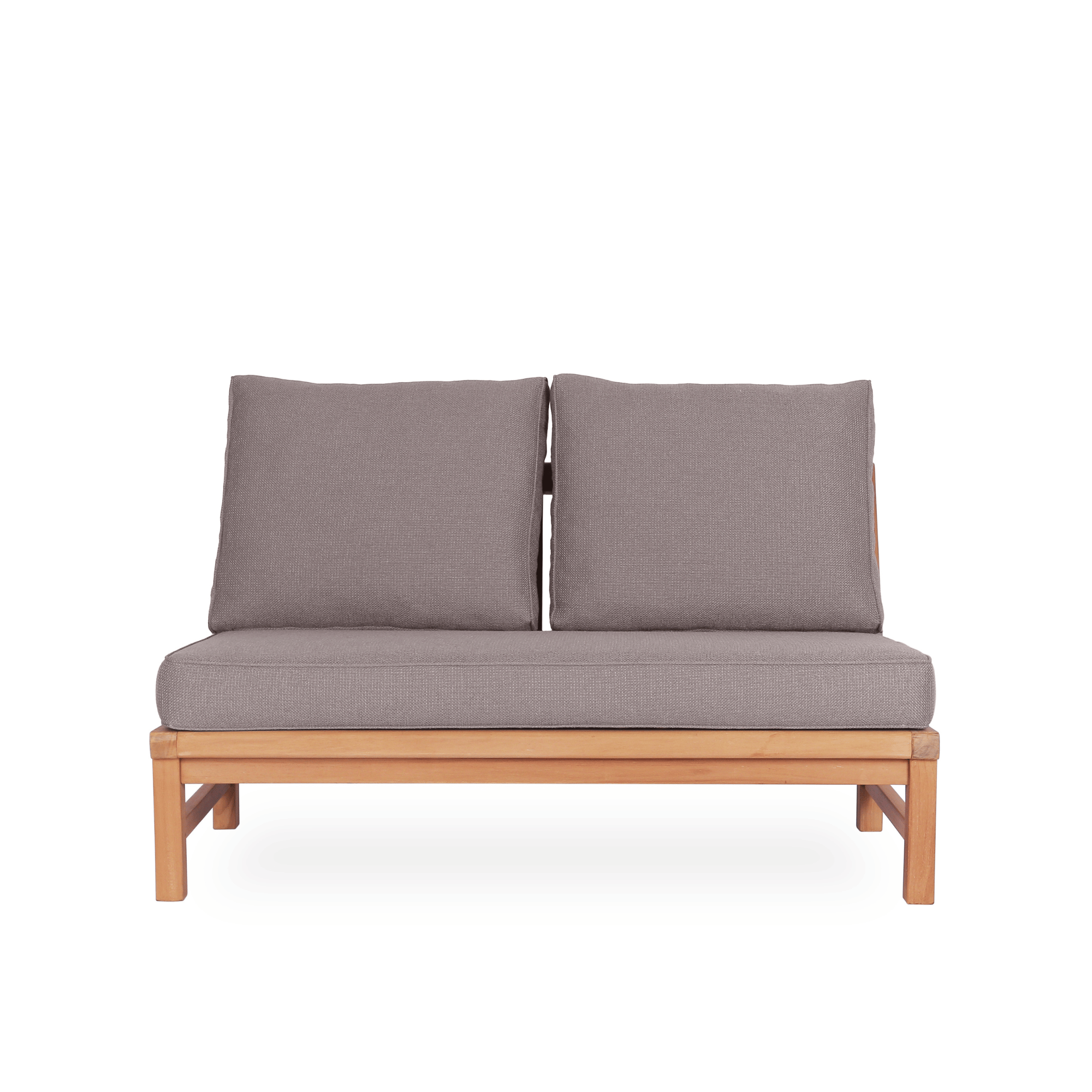 Fiji 2 Seater Lounge Chair - Dove Fabric