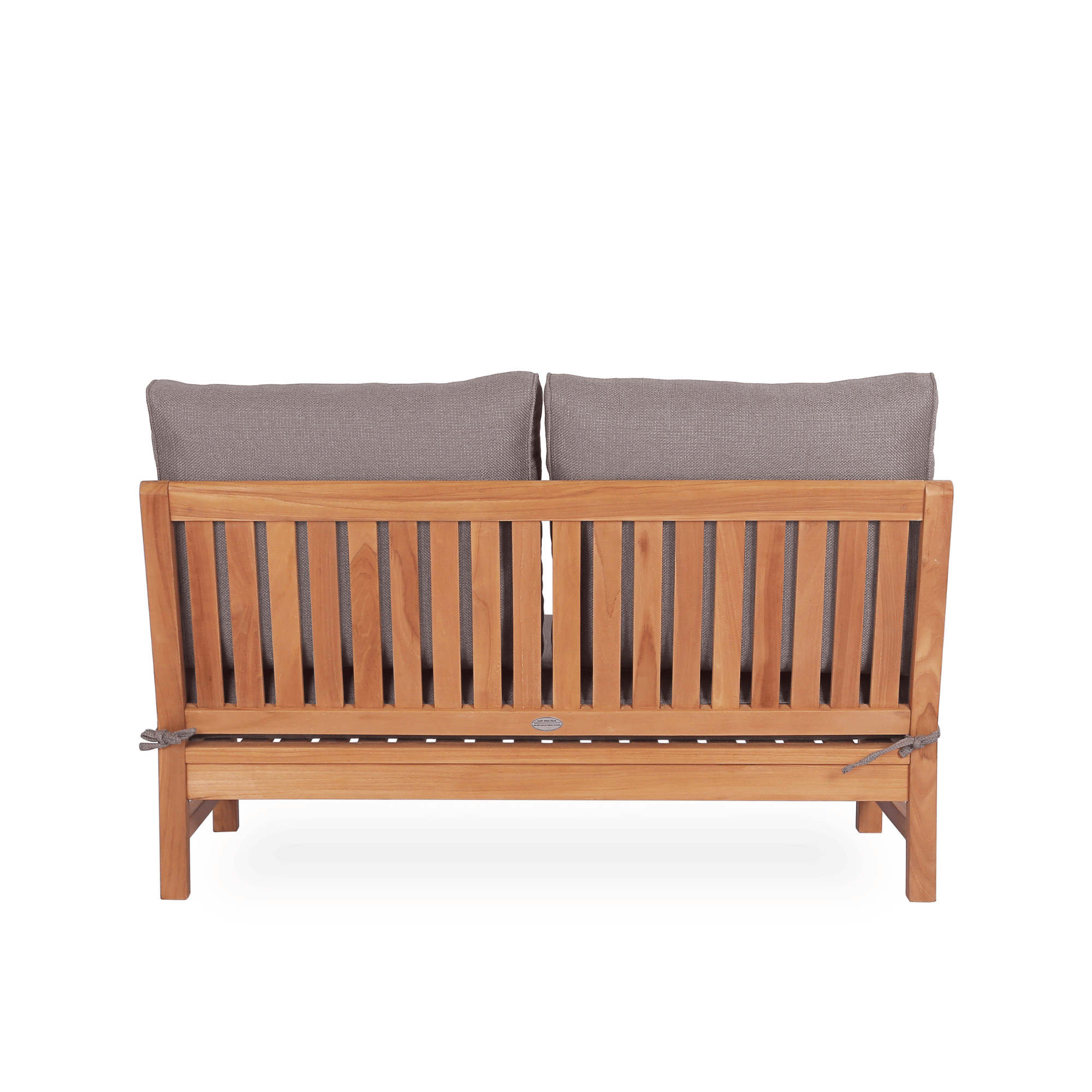 Fiji 2 Seater Lounge Chair - Dove Fabric