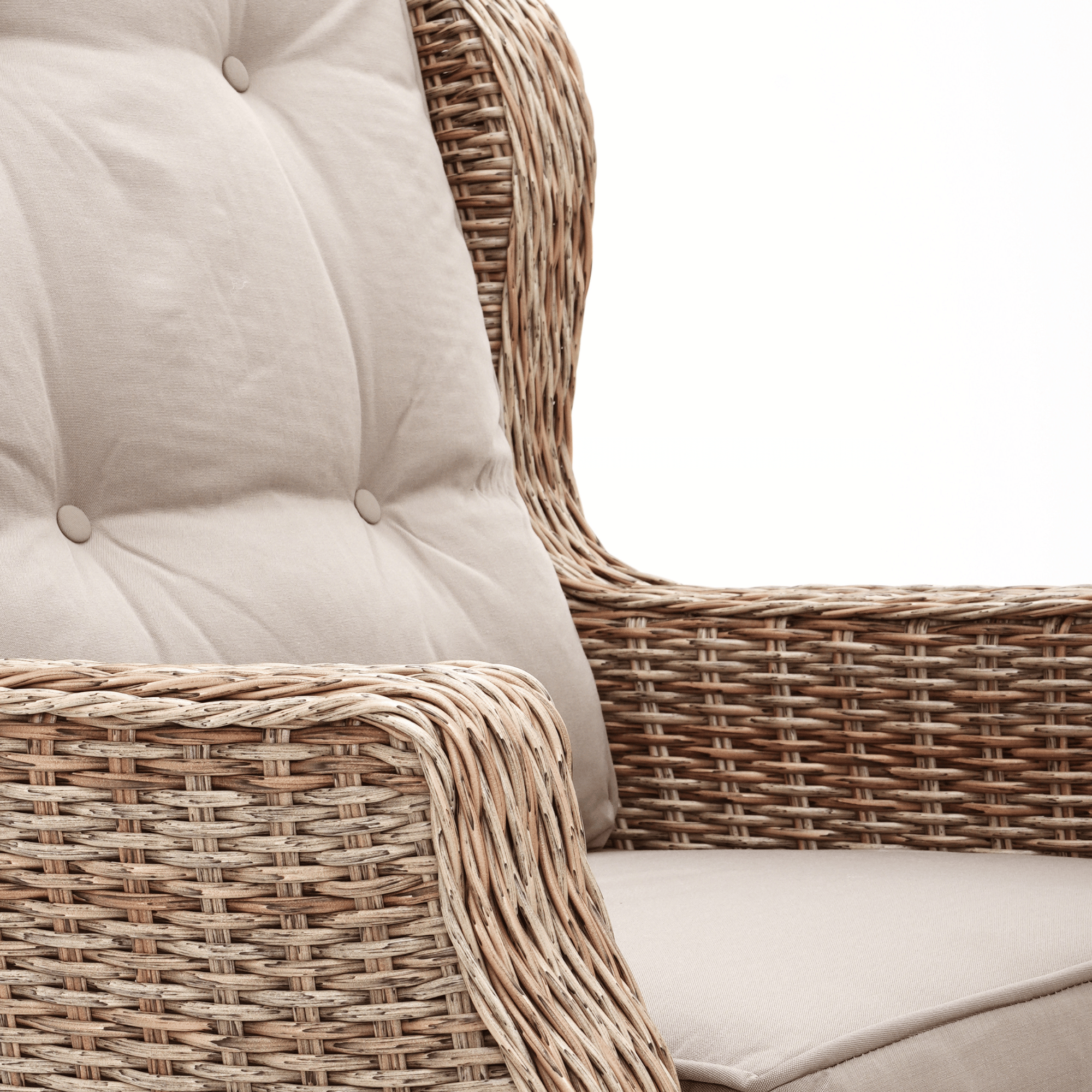 Anglesea 4-piece Wicker Outdoor Lounge Set - Marina Wicker