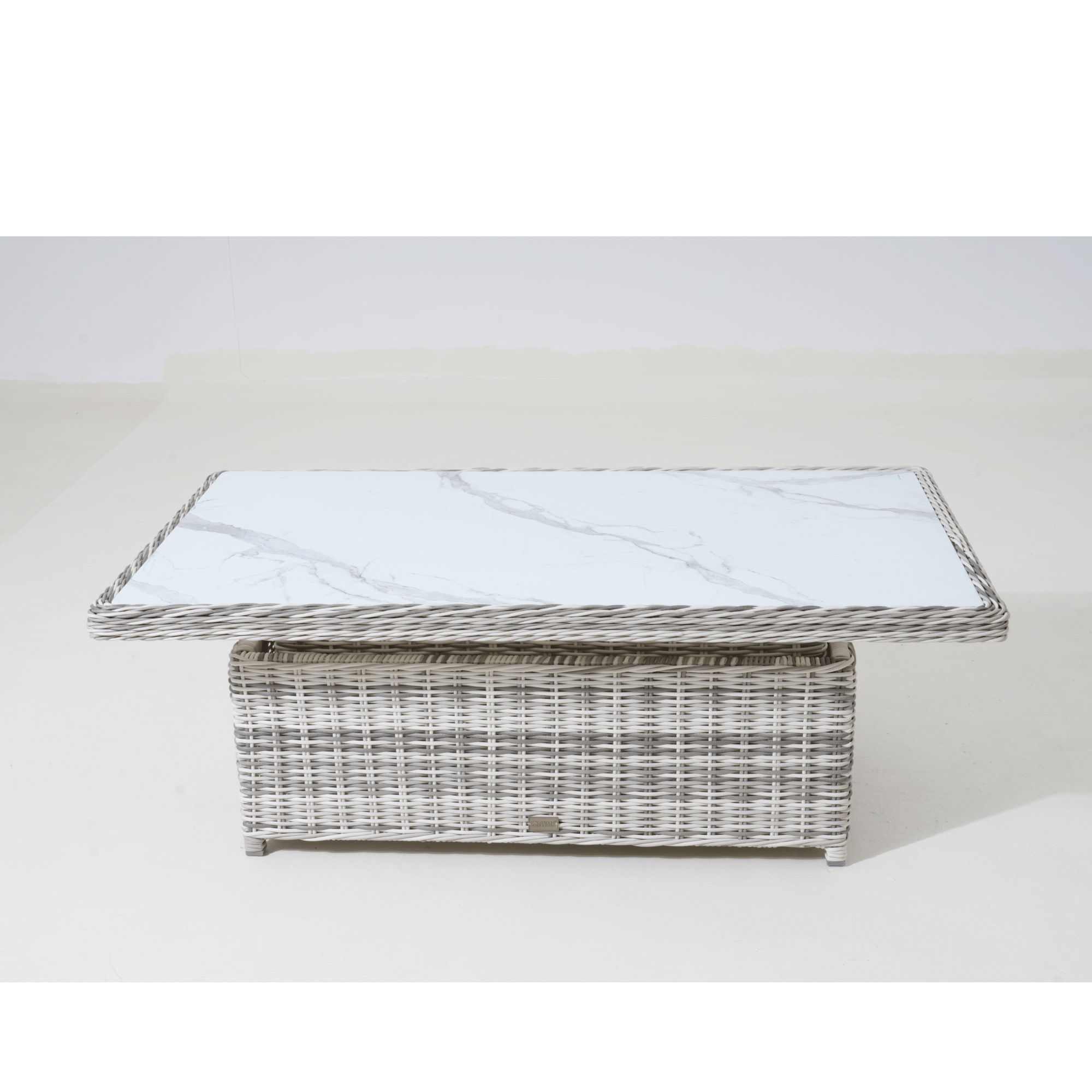 Anglesea Adjustable Height 140x80cm Table - Zen White