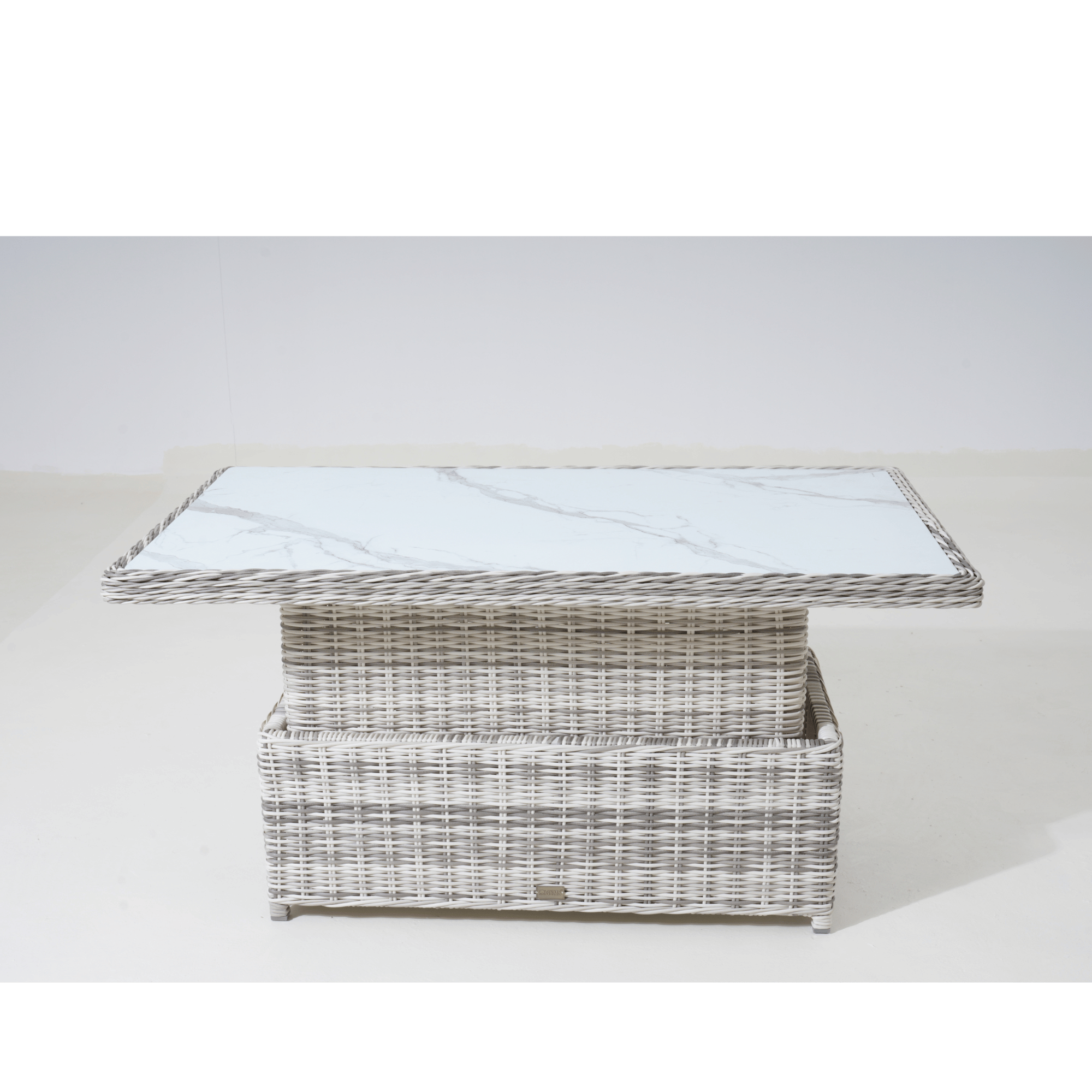 Anglesea Adjustable Height 140x80cm Table - Zen White