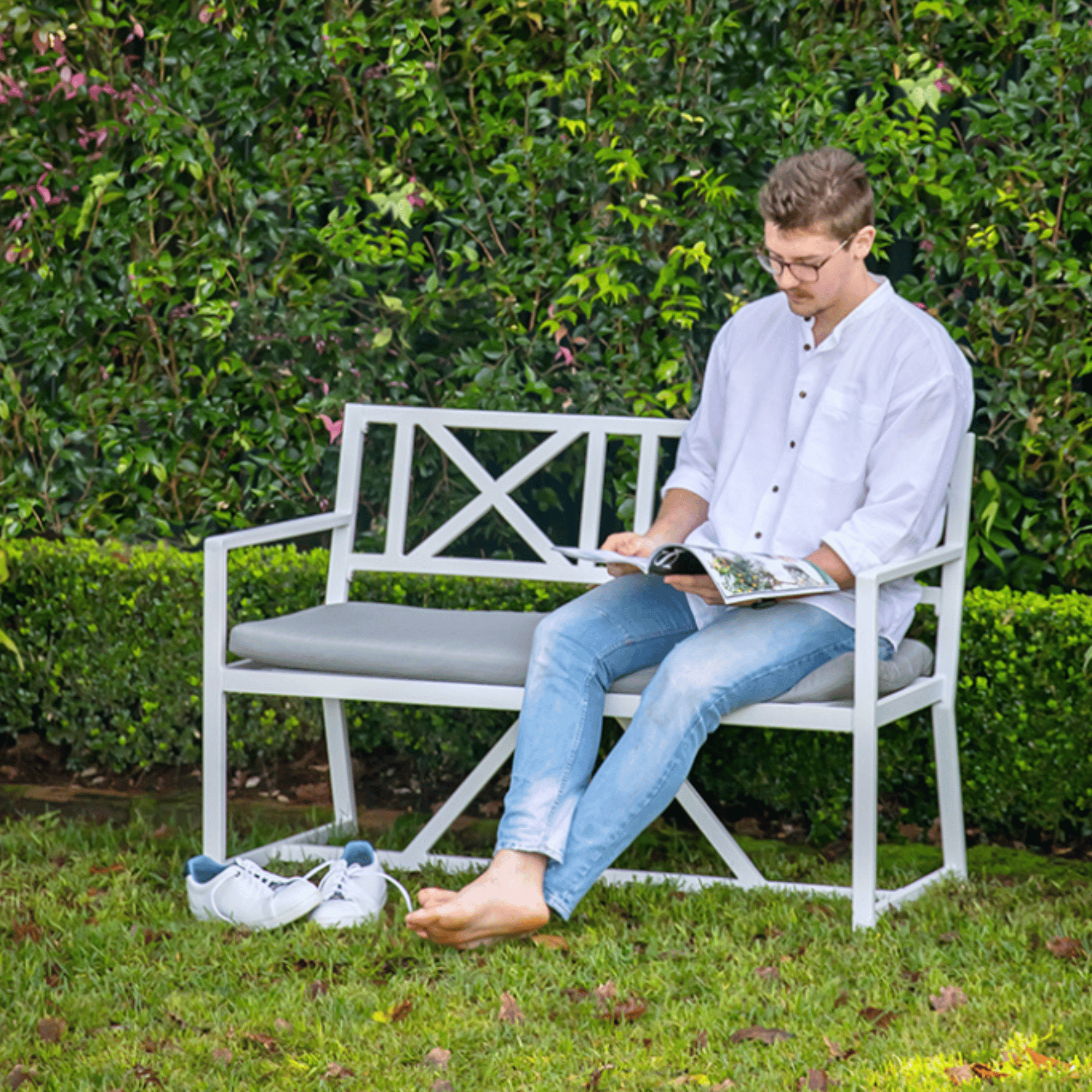Bridgeport Aluminium Bench 127cm