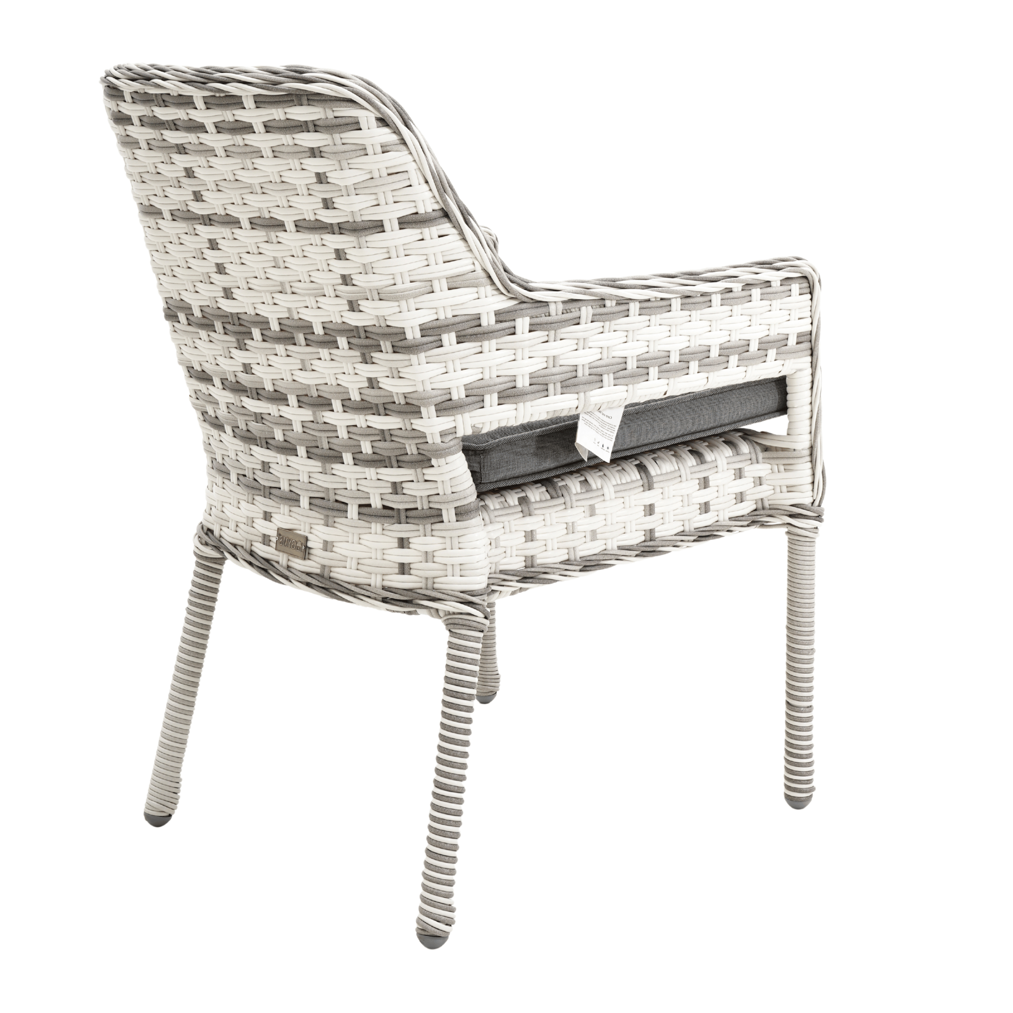 Fremont Wicker Outdoor Dining Chair - Zen White