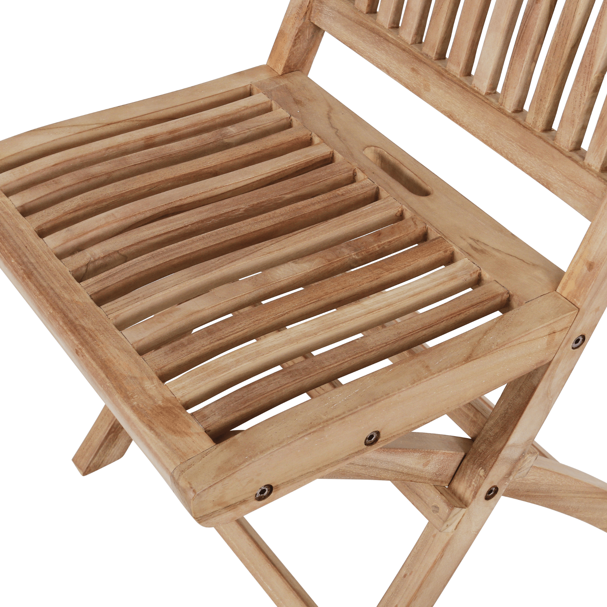 East India Madeira Folding Chair