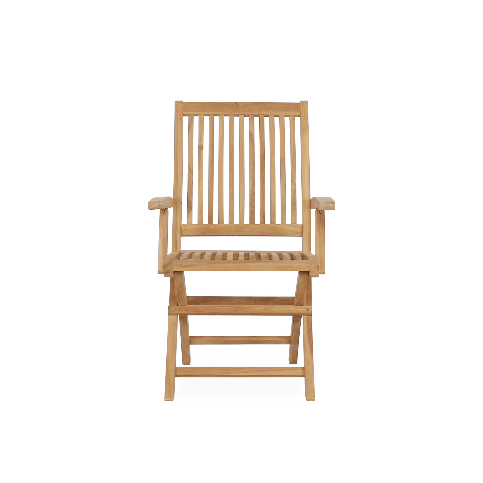 East India Madeira Folding Armchair