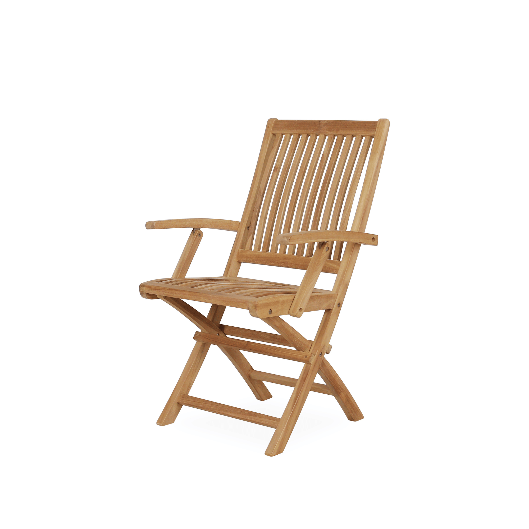 East India Madeira Folding Armchair