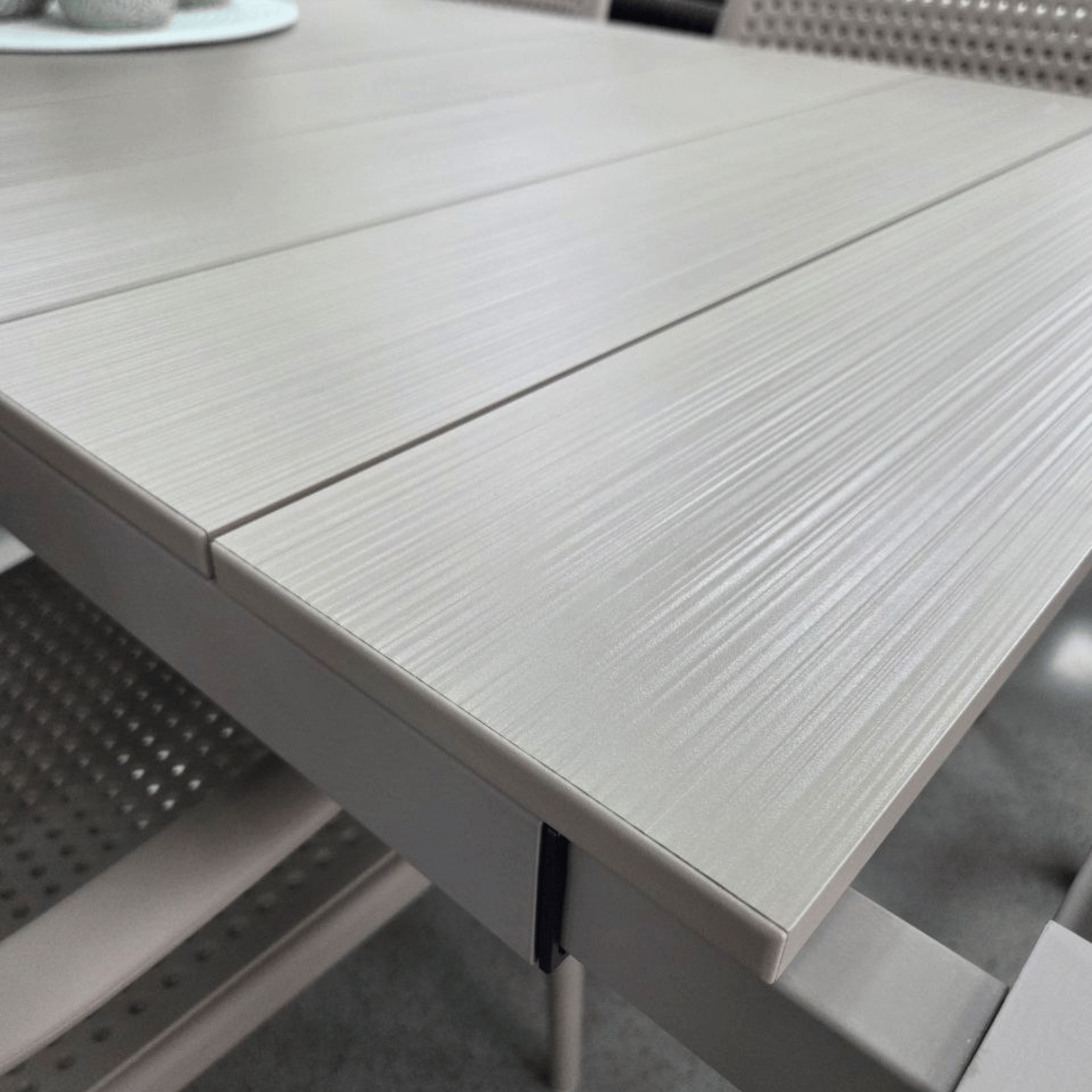 Rio Extendable Table 140-210cm with Bora Armchair 5 piece Outdoor Dining Setting