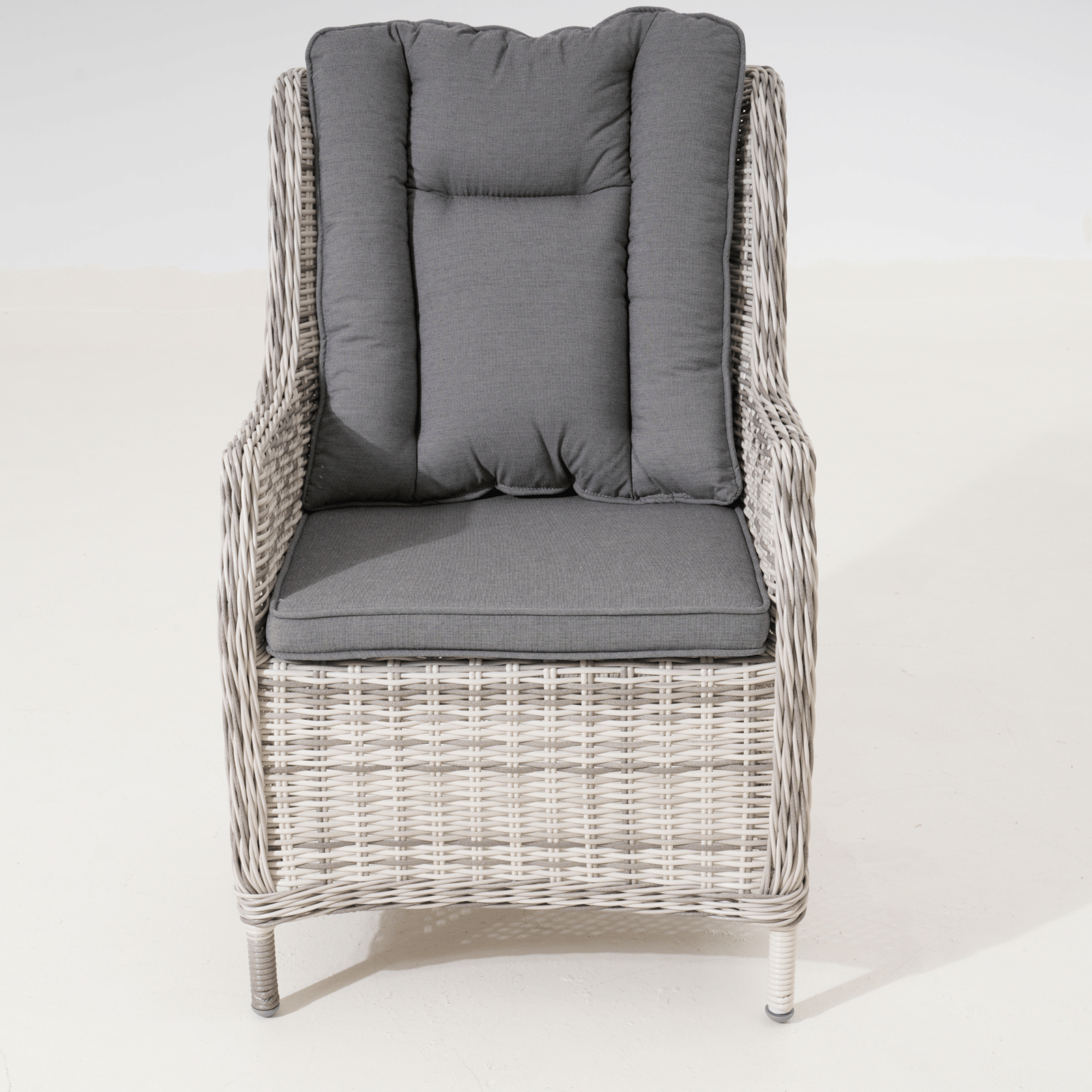San Jose Outdoor Wicker Dining Chair – Zen White