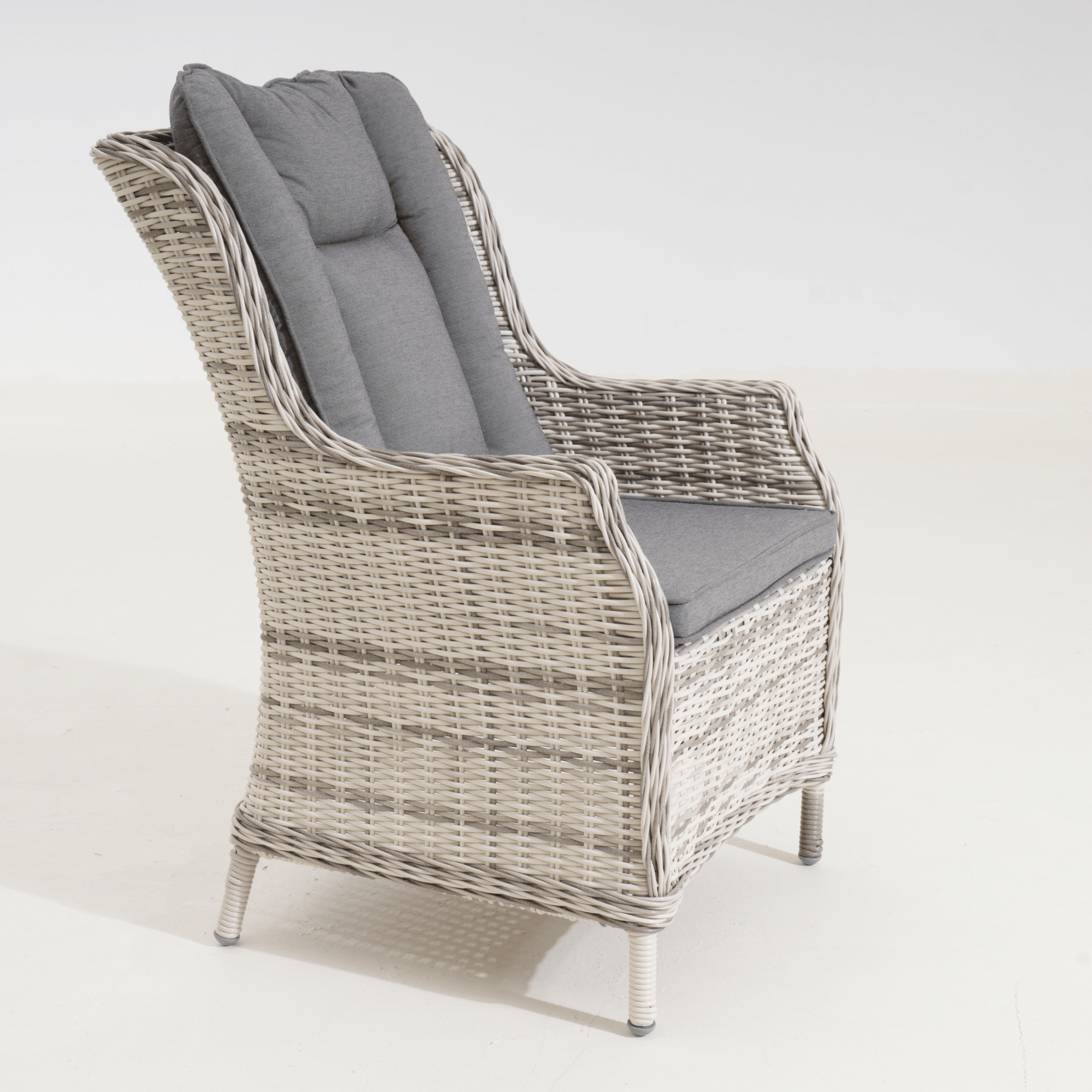 San Jose Outdoor Wicker Dining Chair – Zen White