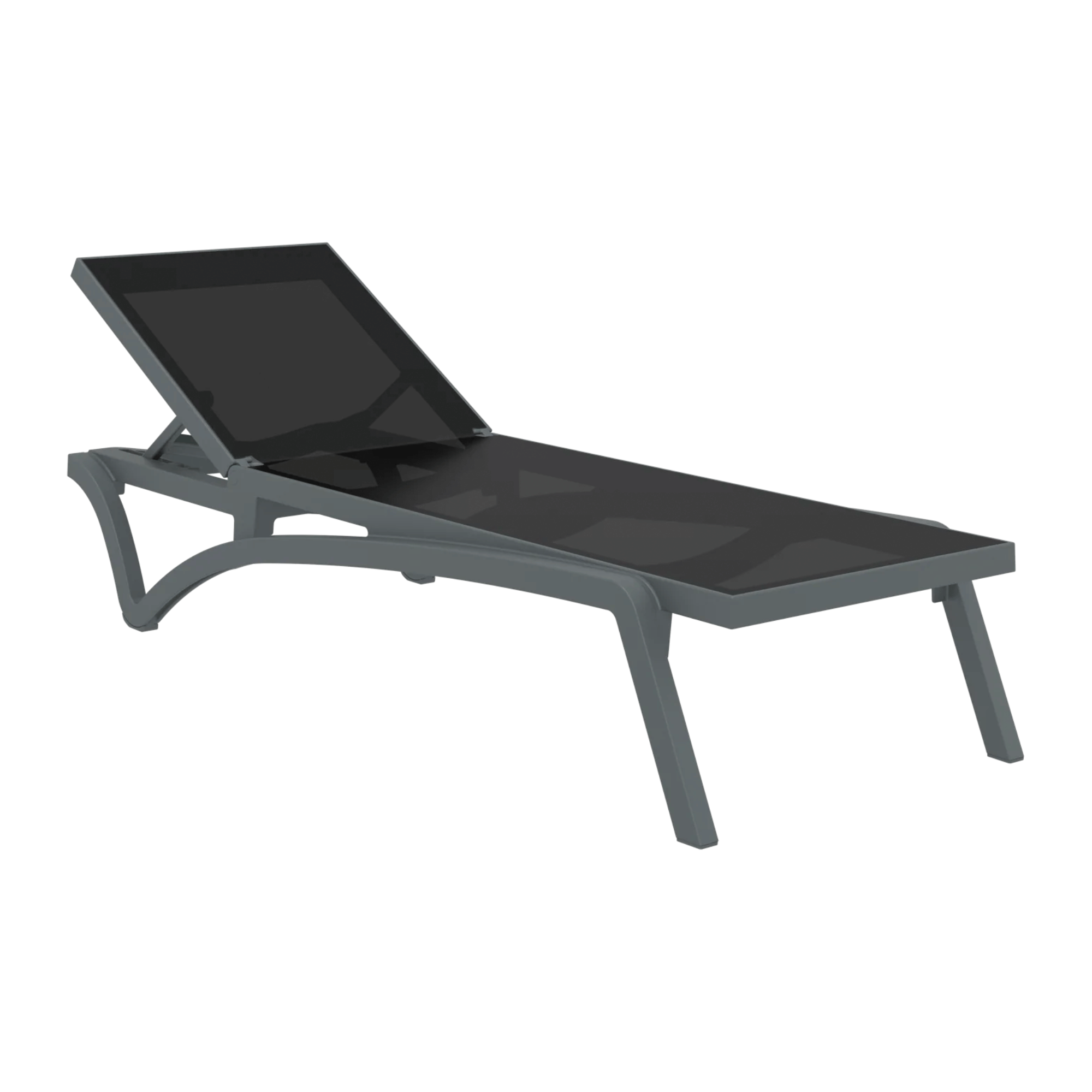 Siesta Pacific Sunlounge - Anthracite - Commercial Grade