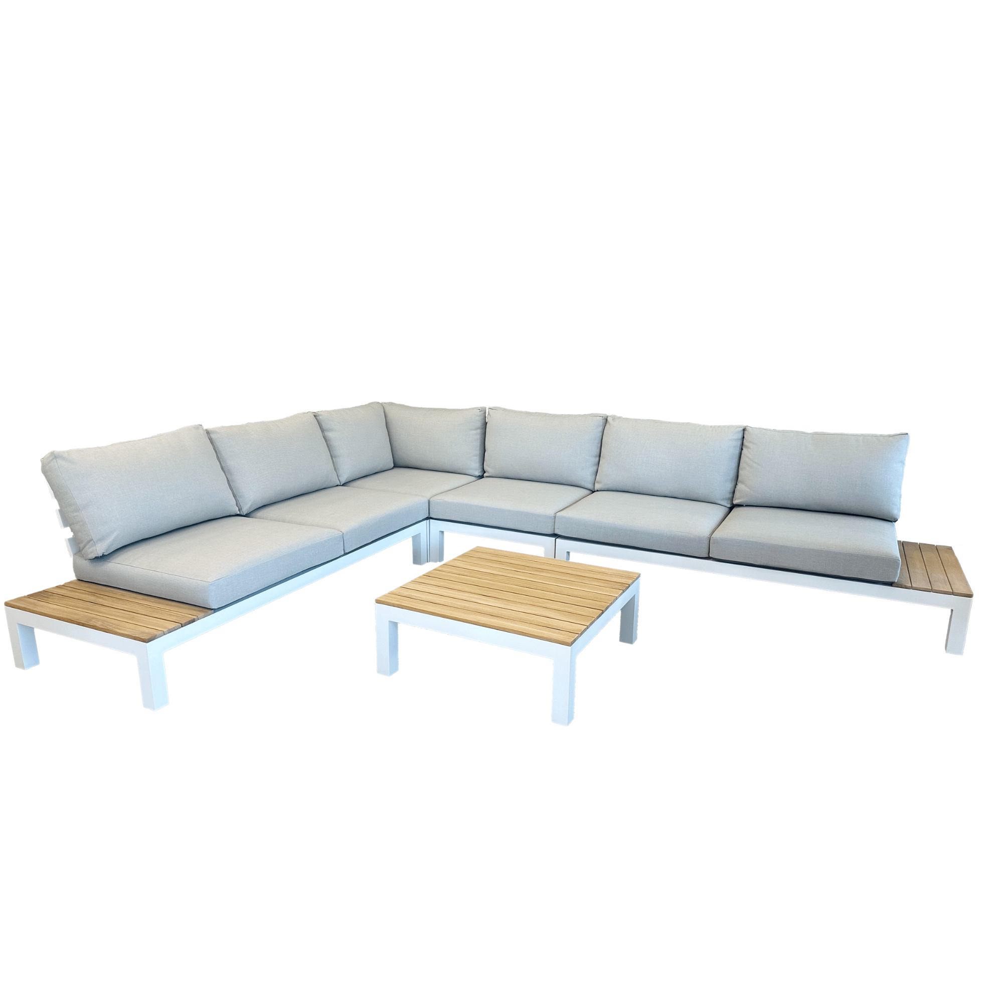 Vita Outdoor Corner Lounge Setting with Coffee Table