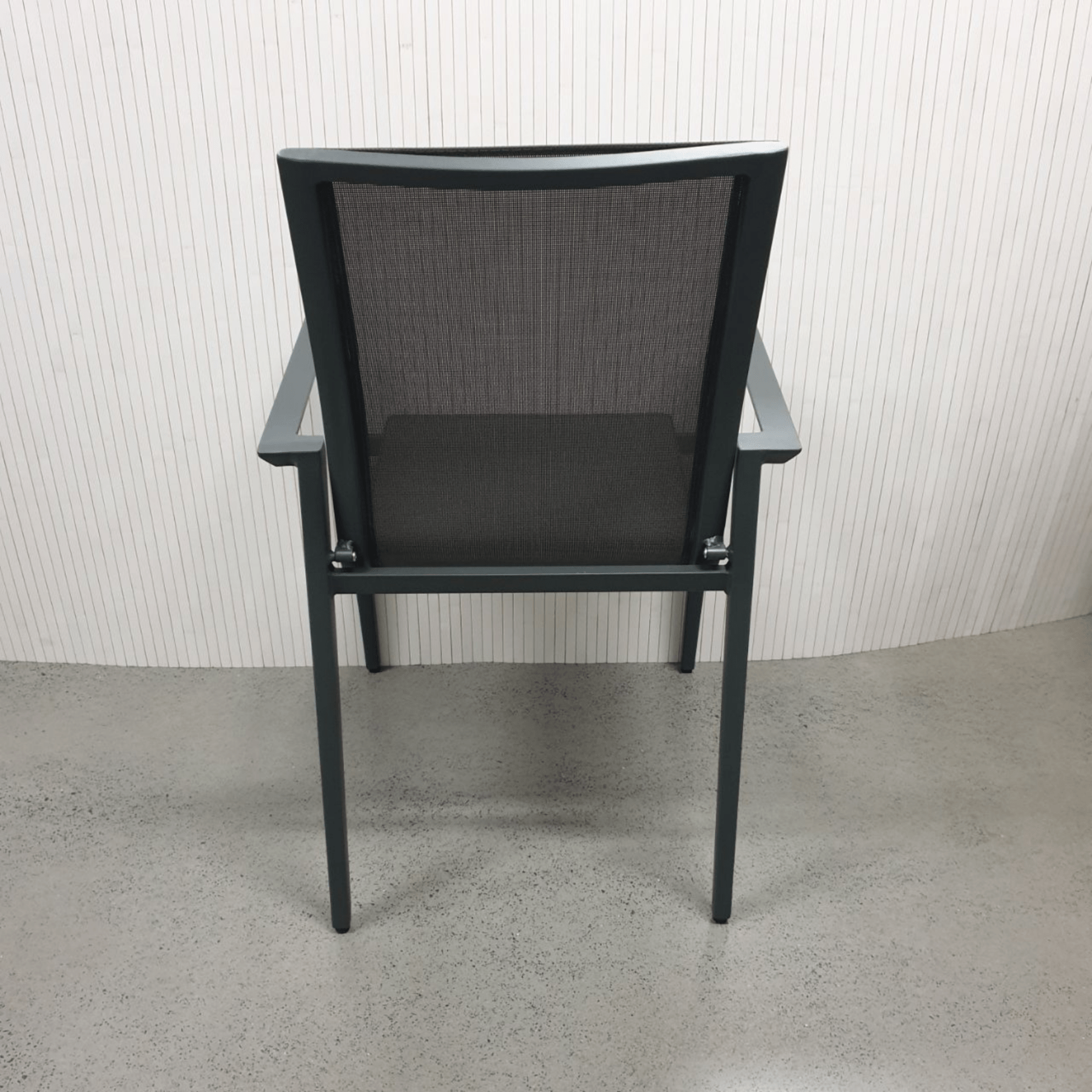 Amanda outdoor dining chair - charcoal - Lume Outdoor Living