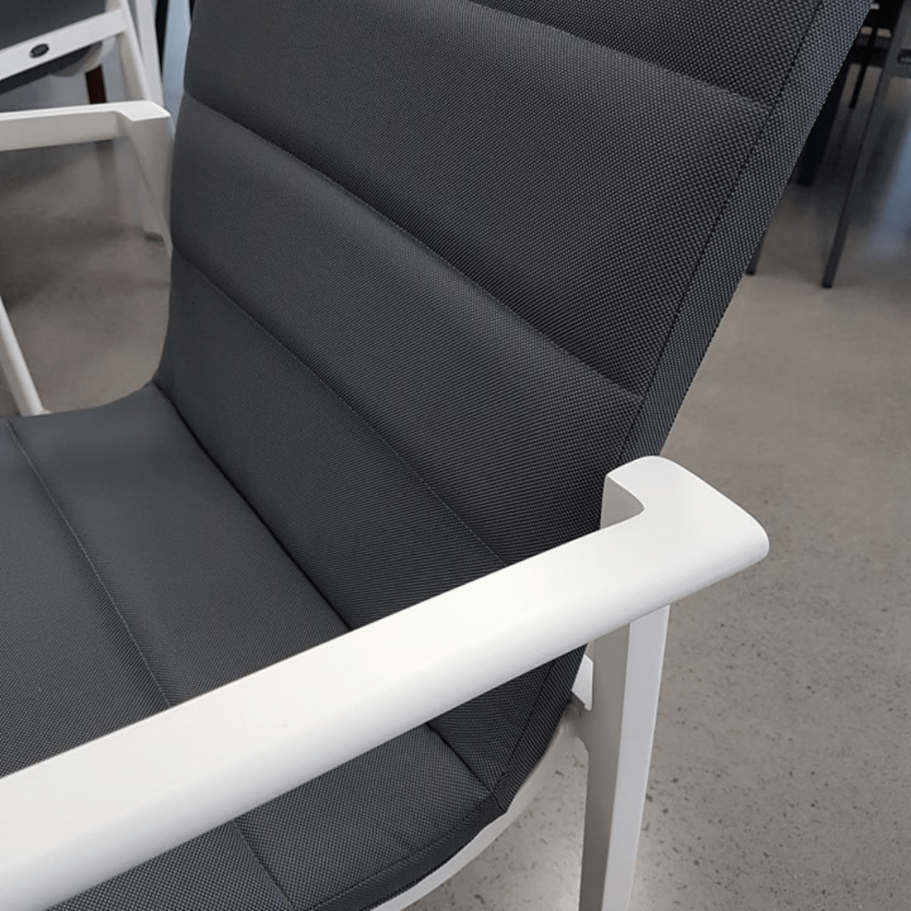 Cassis aluminium outdoor dining chair - 2 ONLY - Lume Outdoor Living