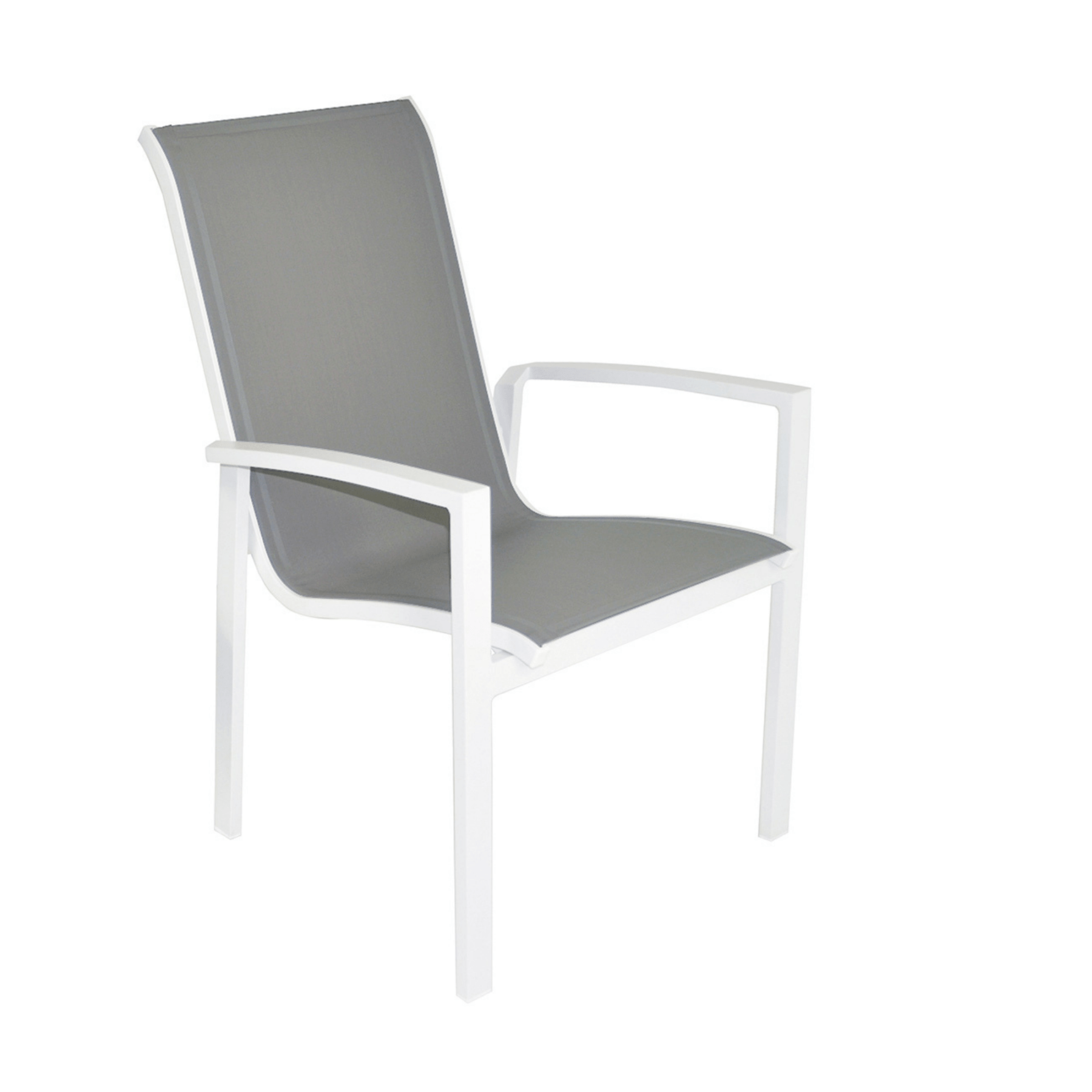 Castella aluminum outdoor dining chair - Lume Outdoor Living
