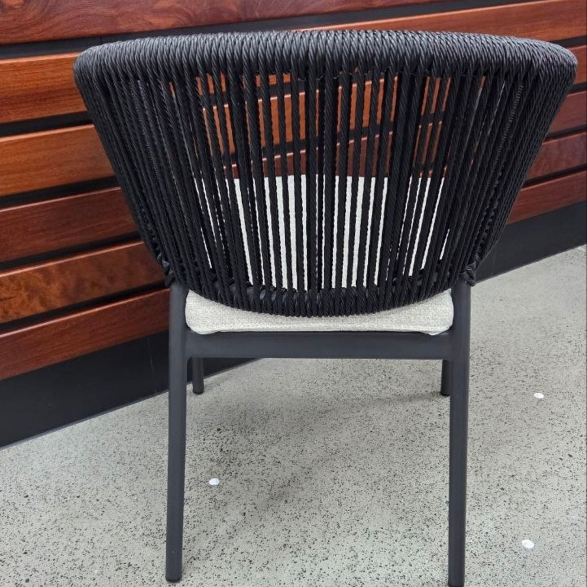 Celia Dining Chair - Charcoal/Black - Lume Outdoor Living