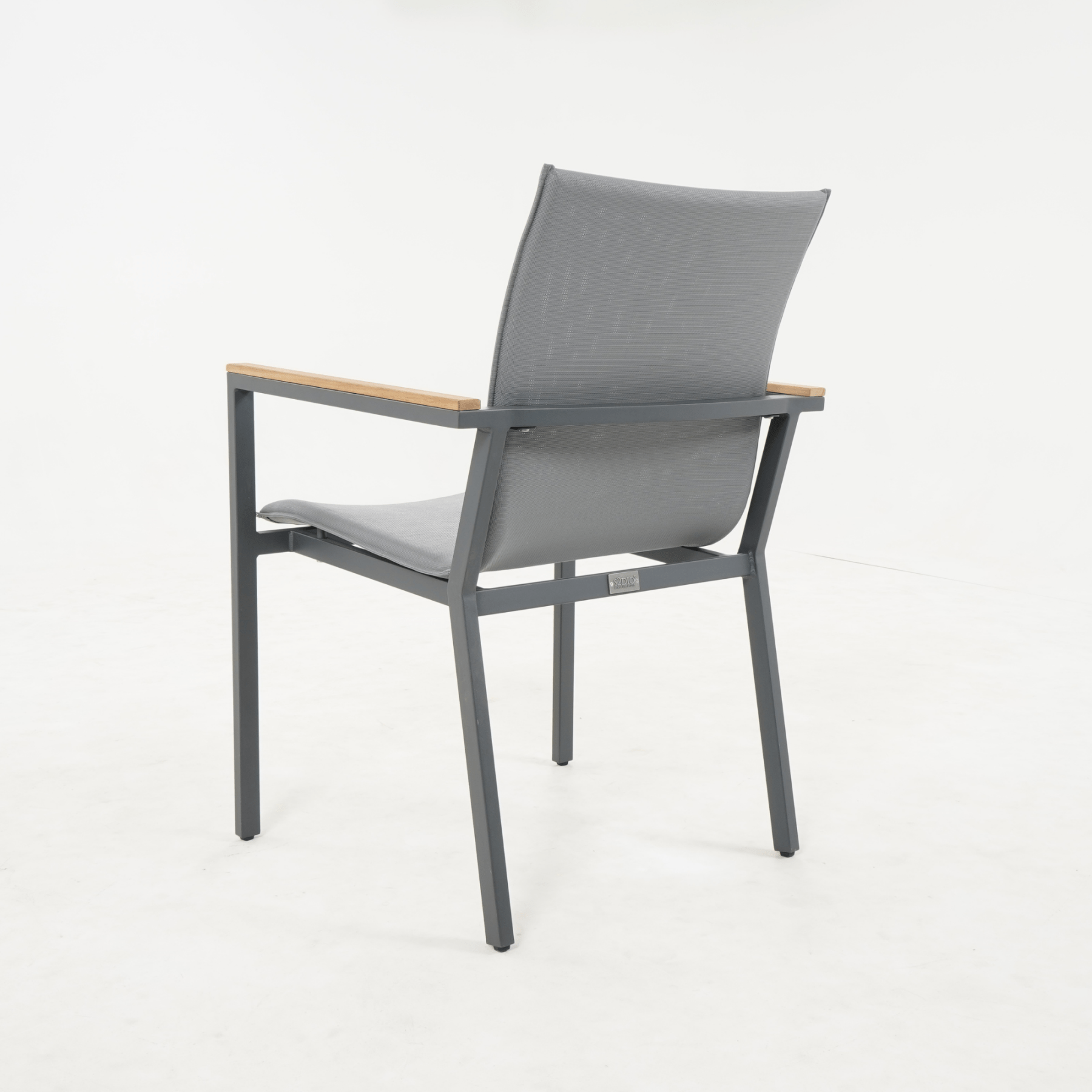 Cortez Outdoor Dining Chair - matt grey frame - Lume Outdoor Living