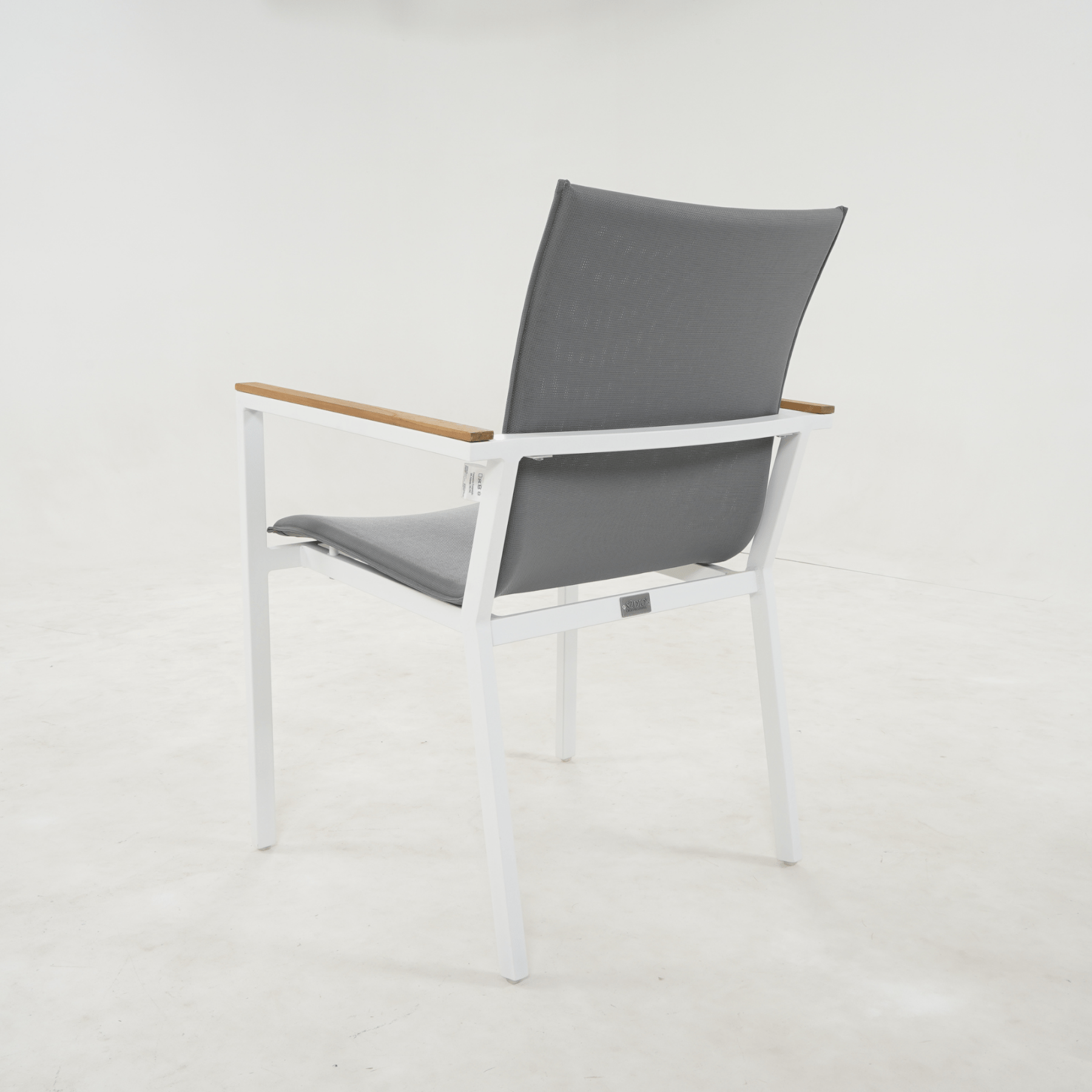 Cortez Outdoor Dining Chair - white frame - Lume Outdoor Living