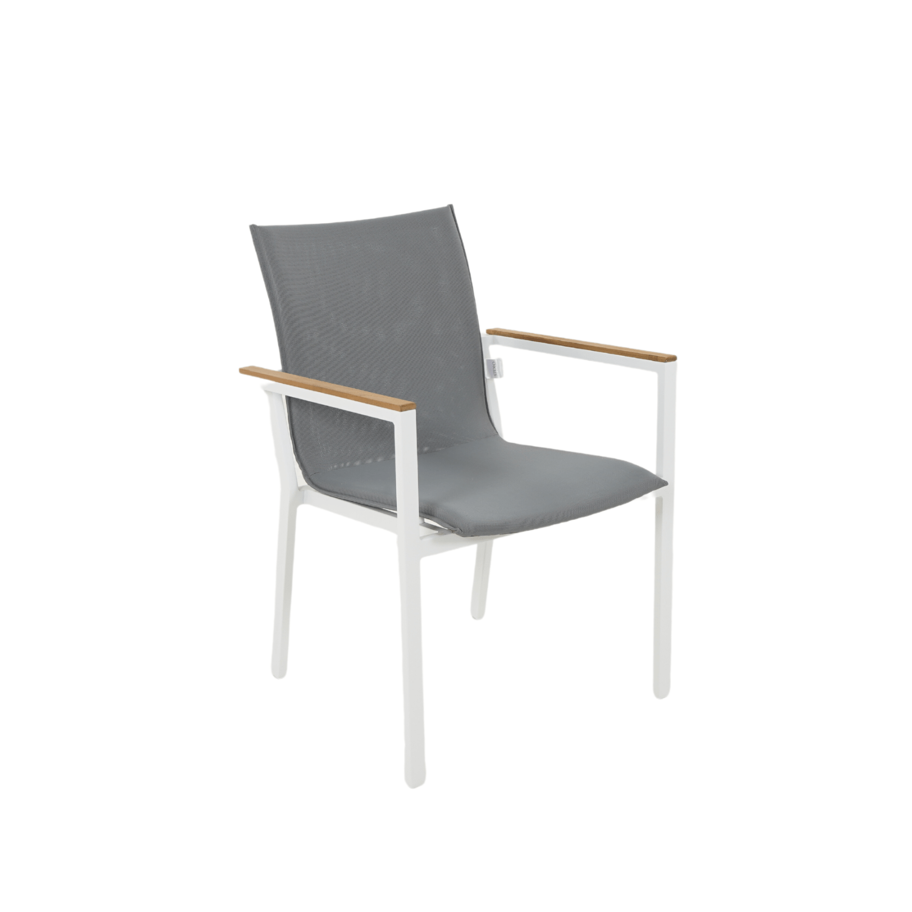 Cortez Outdoor Dining Chair - white frame - Lume Outdoor Living