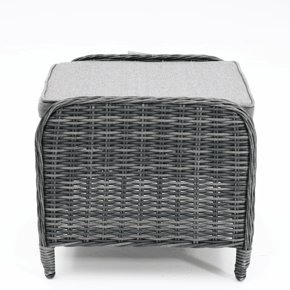 Eldorado Footstool - Castle Grey/Grey - Lume Outdoor Living