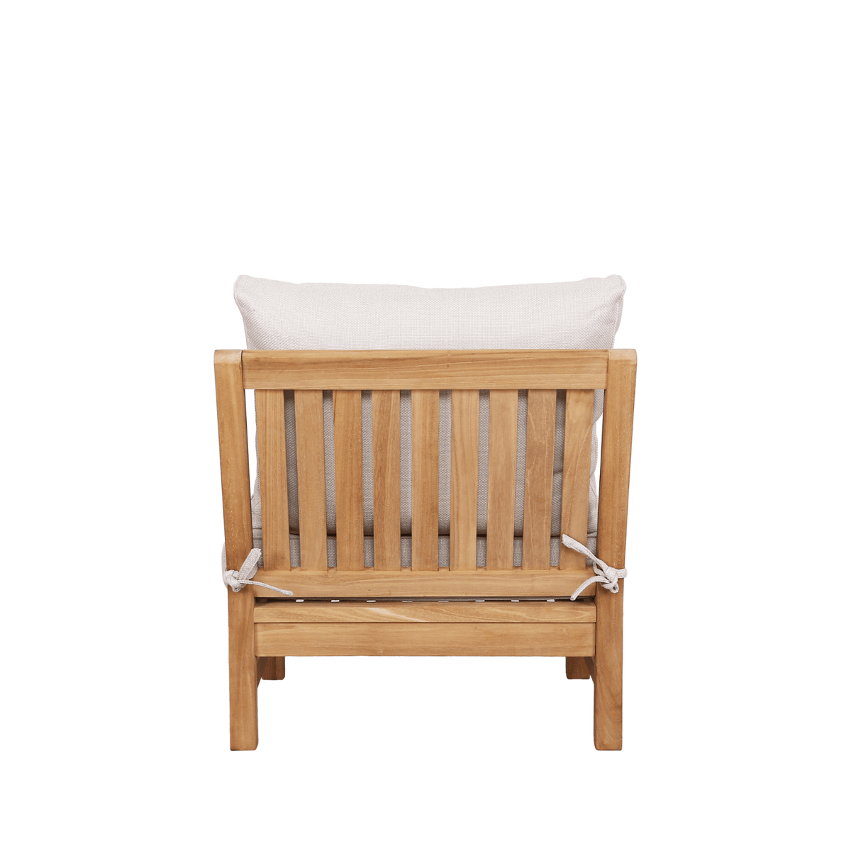 Fiji 5pce Corner Lounge Setting with Lounge Chair - Teak/Wheat - Lume Outdoor Living