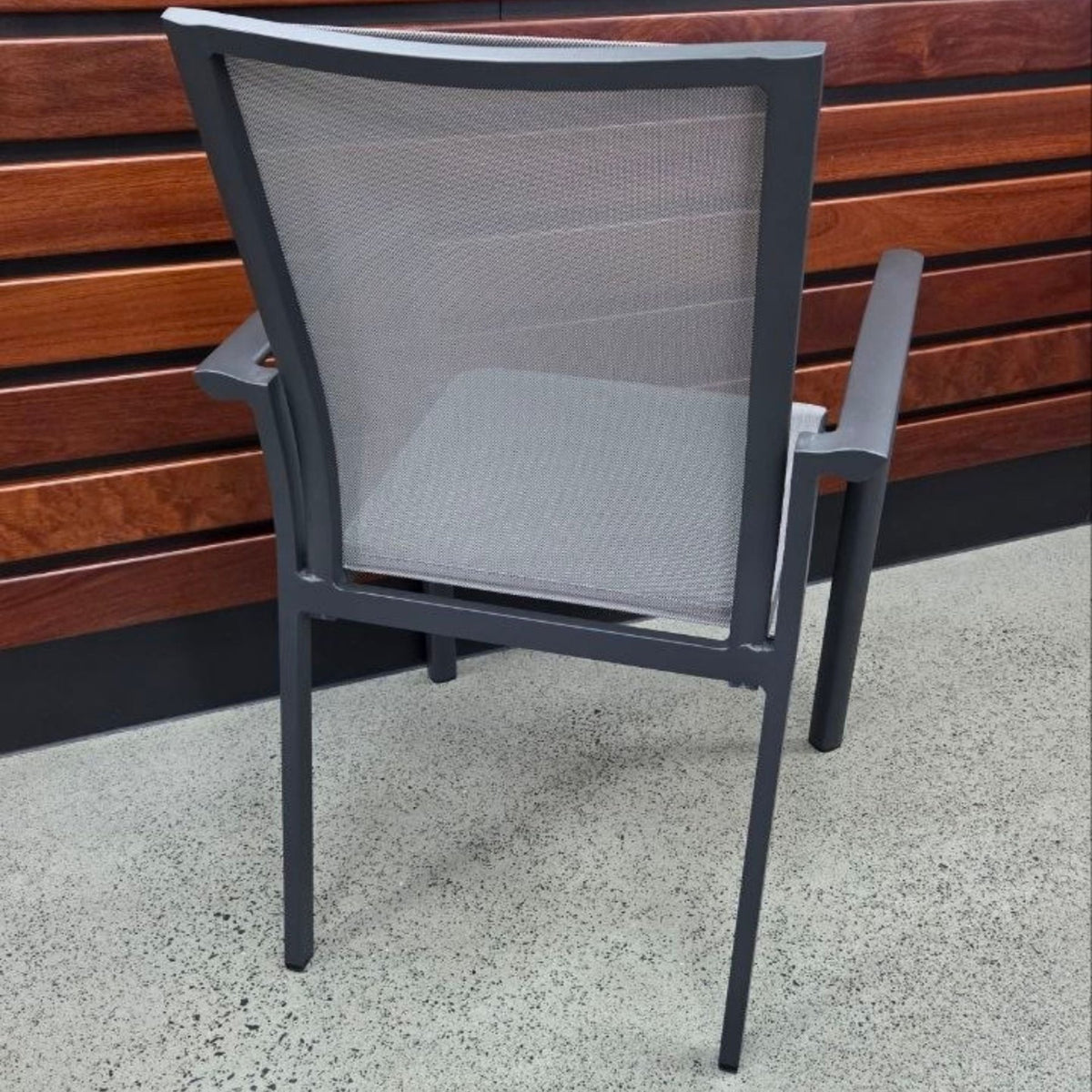 Florida Dining Chair - Charcoal/Charcoal - Lume Outdoor Living