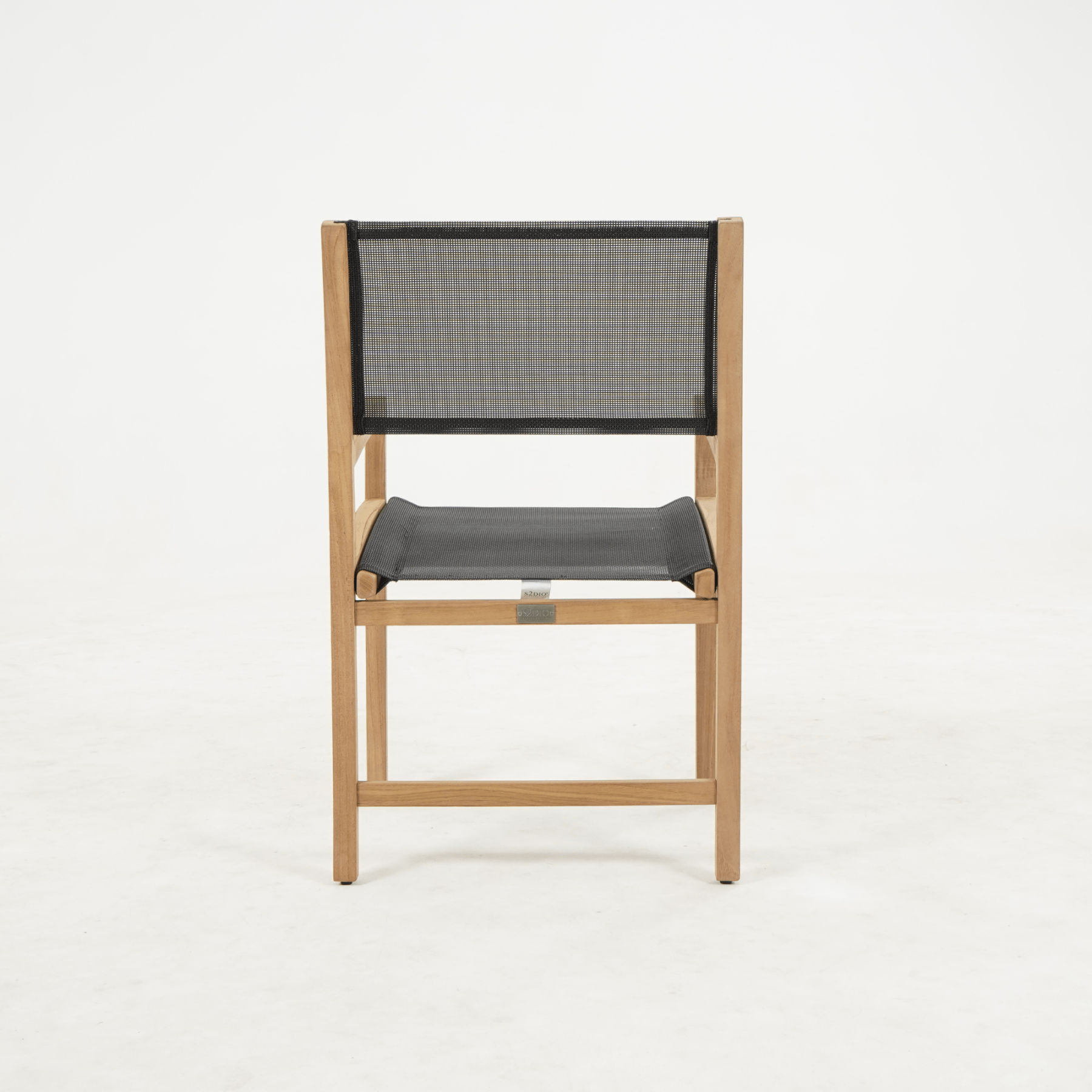 Havana dining chair - teak outdoor dining chair with black slings - 2 ONLY - Lume Outdoor Living