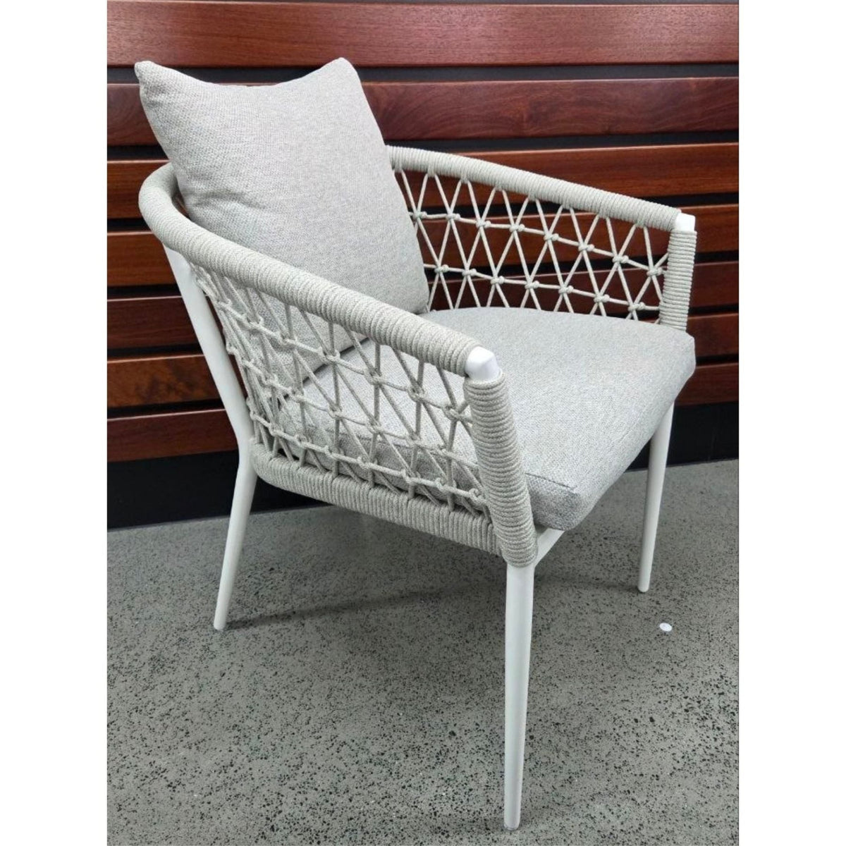 Kinsley Dining Chair - White - Lume Outdoor Living