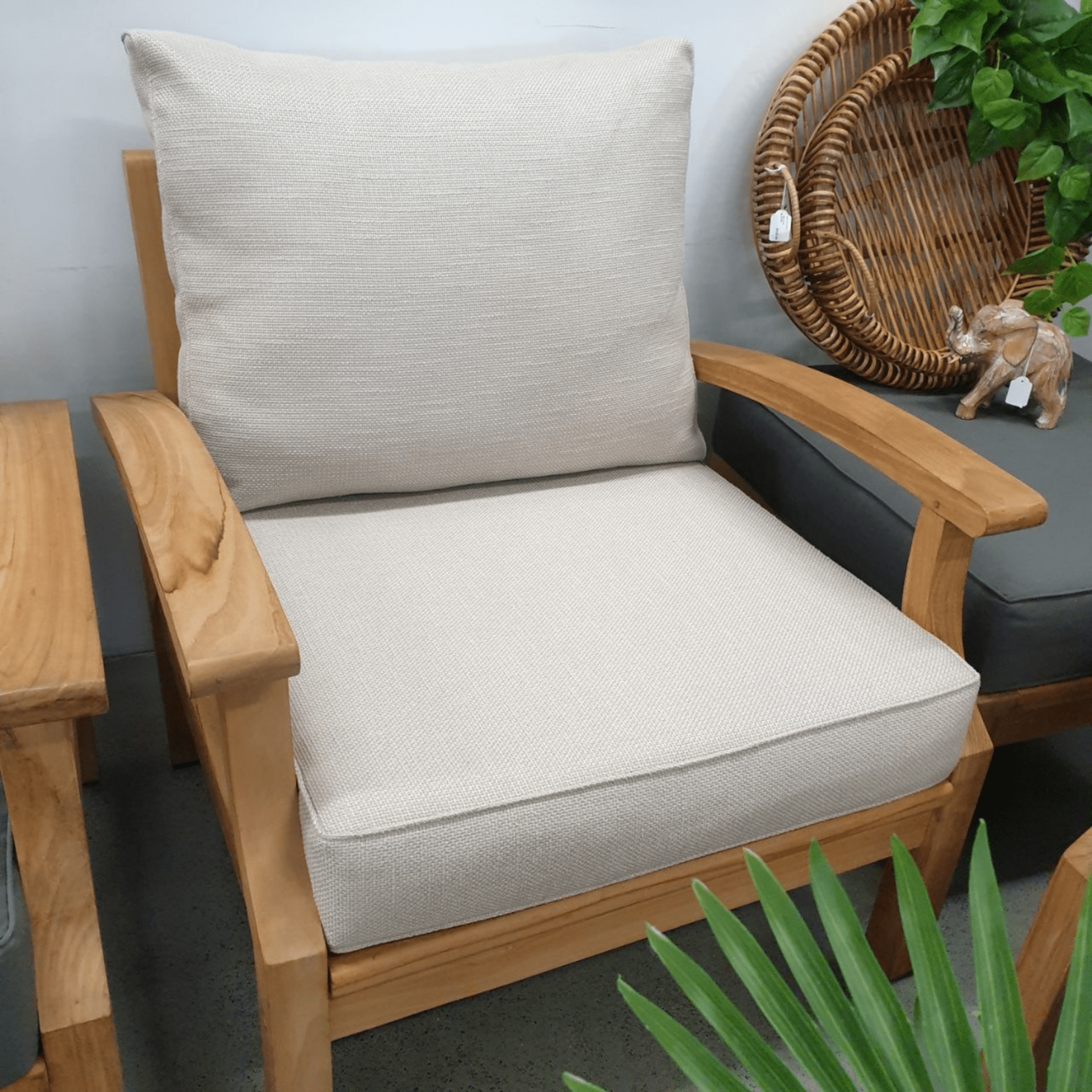 Lombok Teak Outdoor Lounge Armchair - Lume Outdoor Living