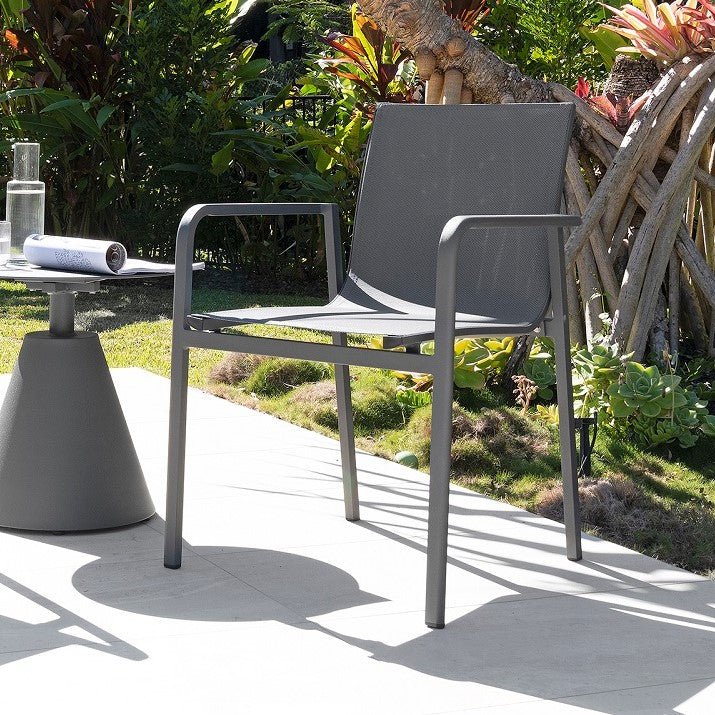 Mesa 200cm Table with Chic Dining Chairs - 9 piece Outdoor Dining Setting - Lume Outdoor Living