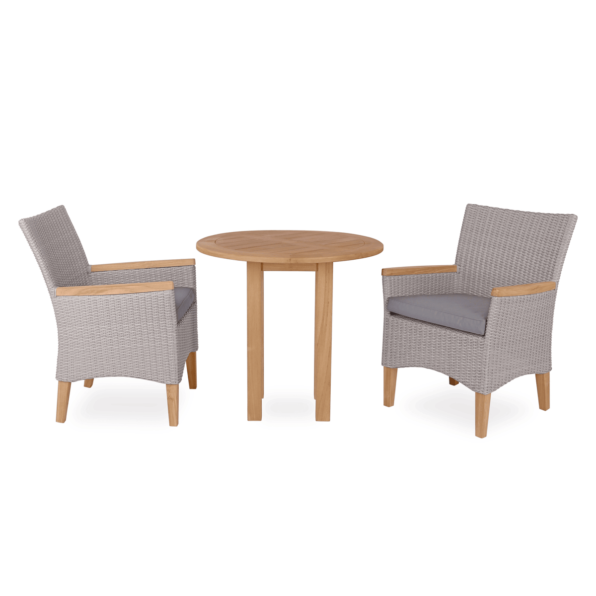 Montego & Florence 80cm Round 3pce Dining Setting - Lume Outdoor Living