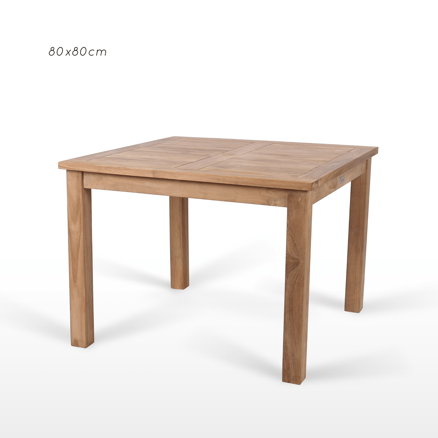 Montego teak square outdoor dining table - multiple sizes - Lume Outdoor Living