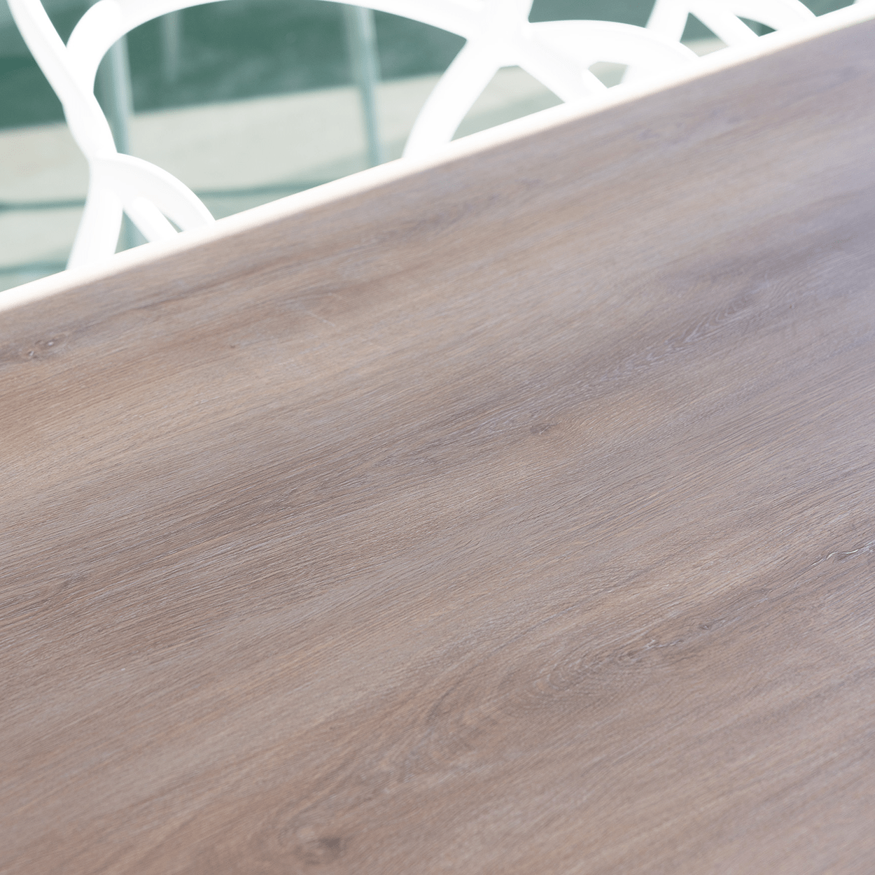 Monterrey Outdoor Dining Table 230 x 90cm White - Lume Outdoor Living