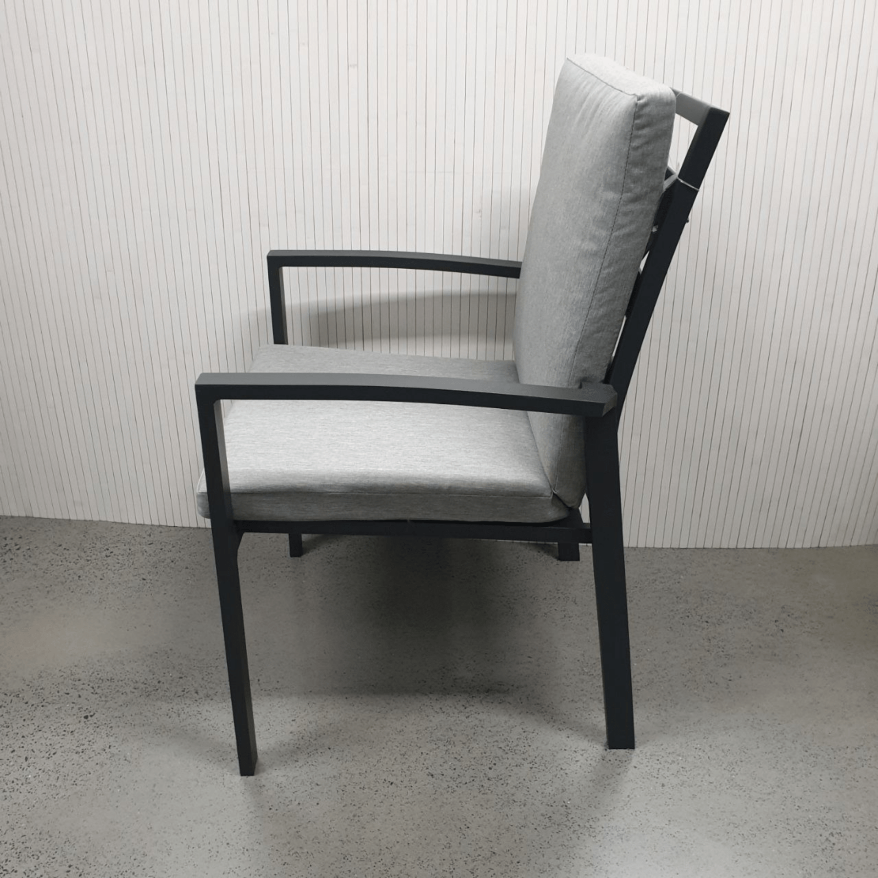 Olivia Outdoor Dining Chair - charcoal - Lume Outdoor Living