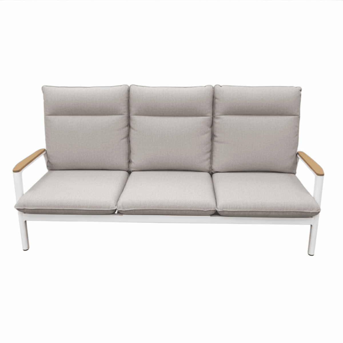 Pinehurst Recliner 3-seater Lounge Chair - White - Lume Outdoor Living