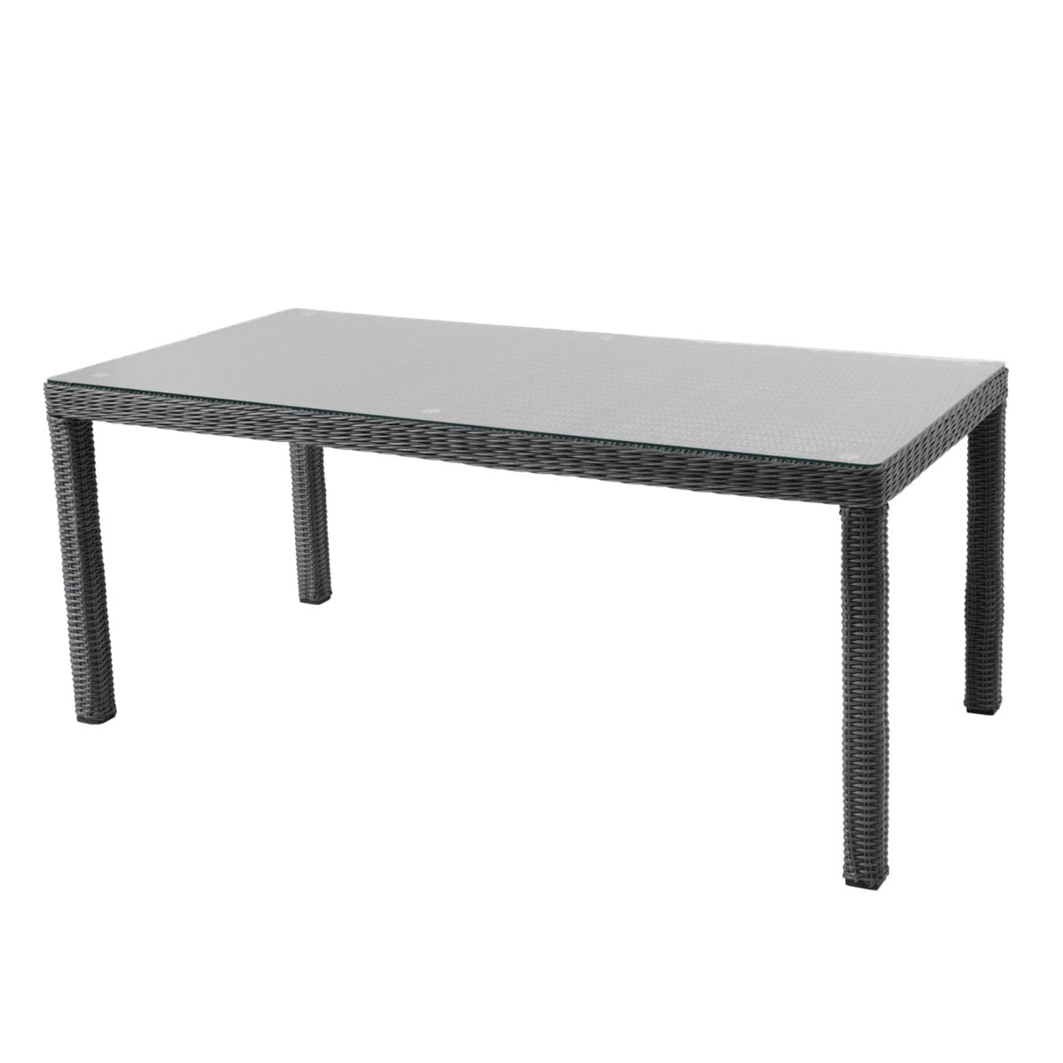 San Jose 180x90cm Dining Table - Castle Grey - Lume Outdoor Living