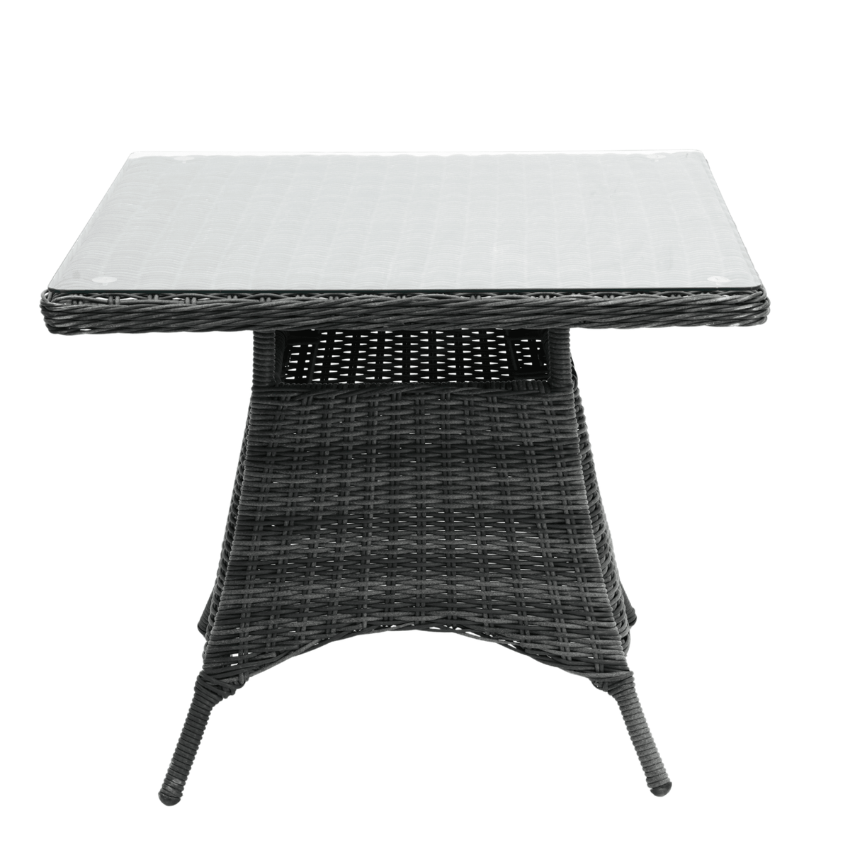 San Jose 90cm Square Dining Table - Castle Grey - Lume Outdoor Living