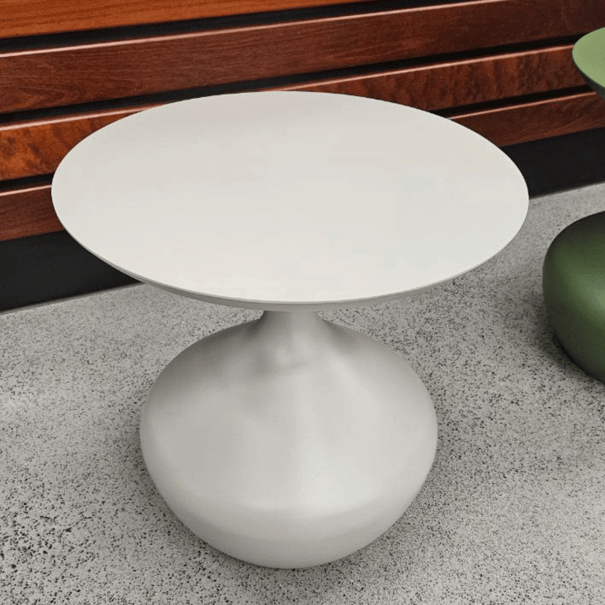 Ubud 48cm Round Side Table - Black - Lume Outdoor Living