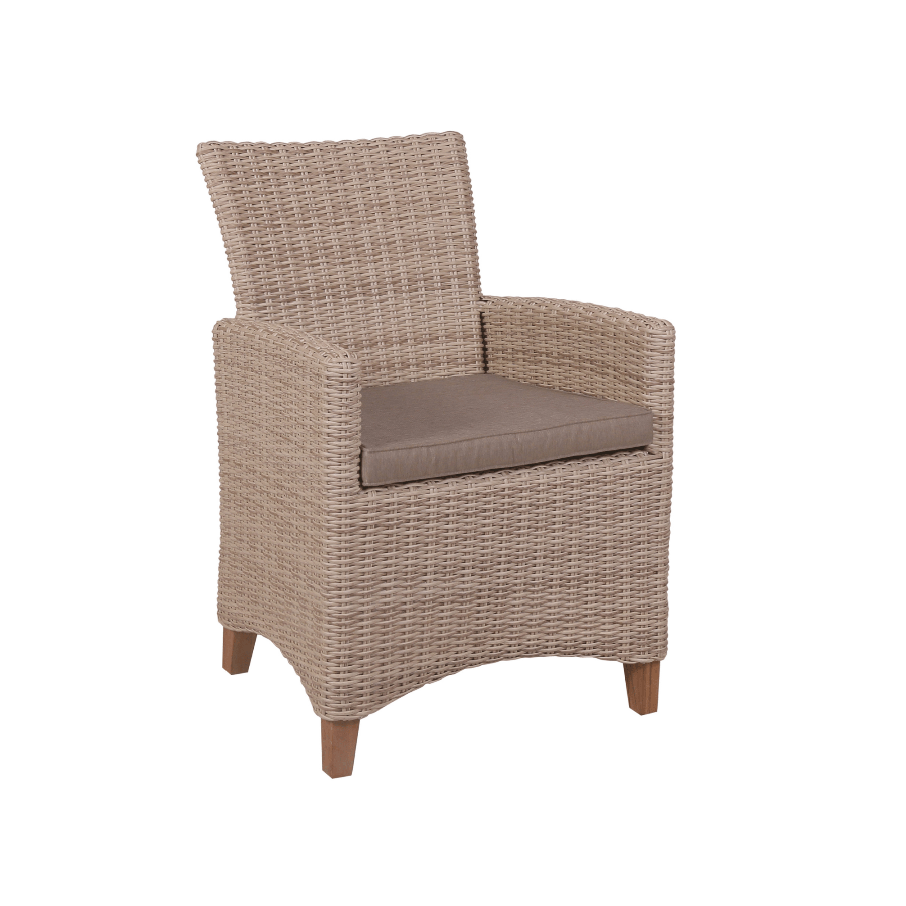 Venice wicker outdoor dining chair - Lume Outdoor Living