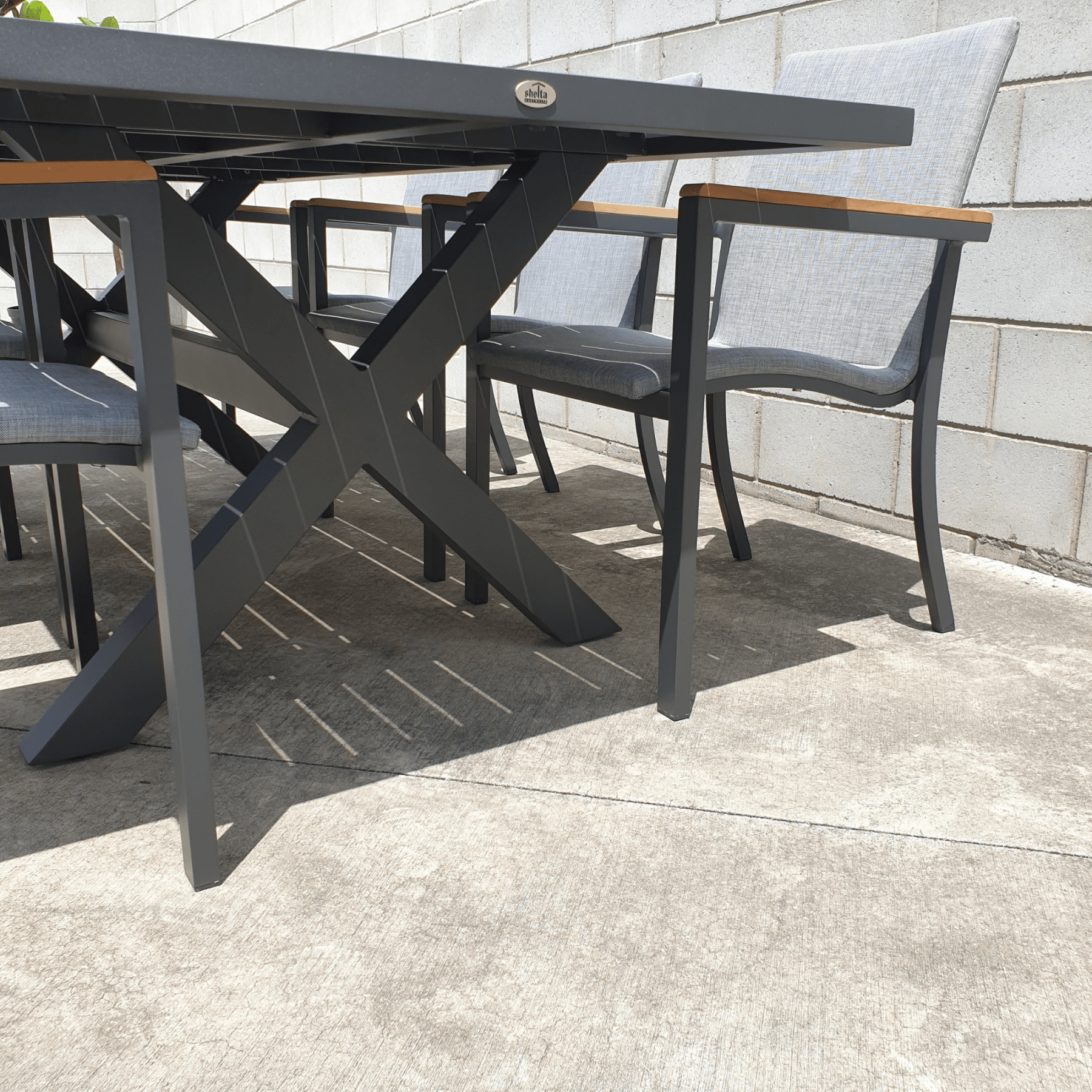 Armada Aluminium Outdoor Dining Table - Lume Outdoor Living