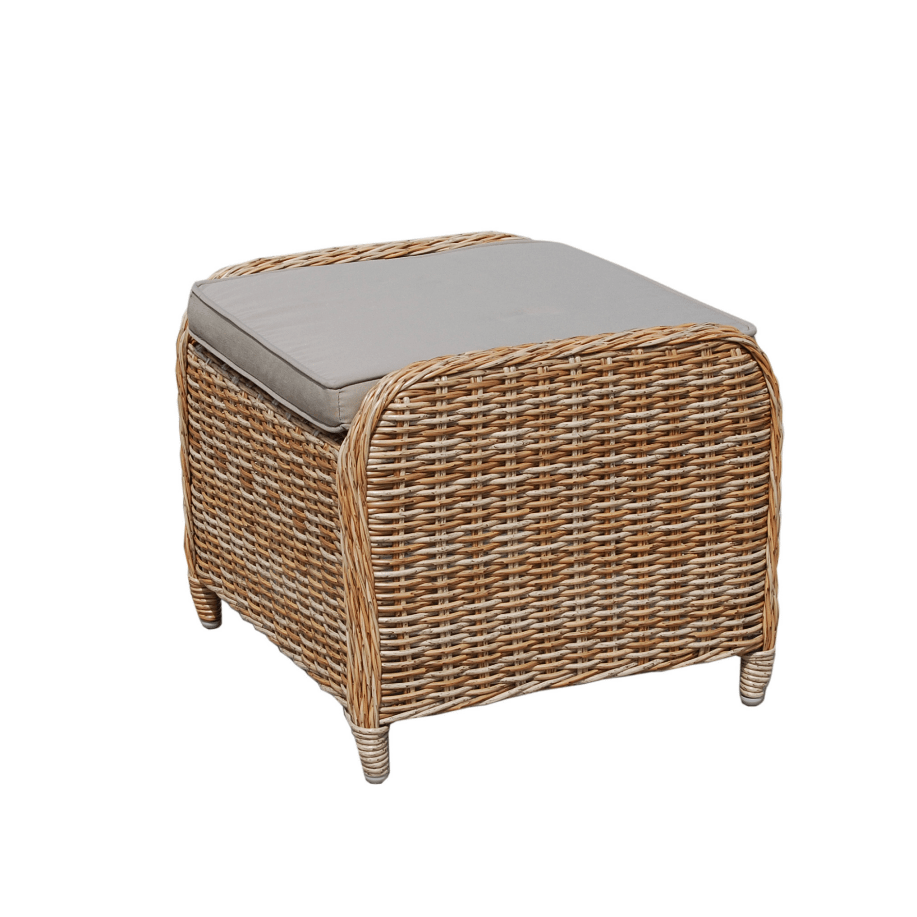 Eldorado Wicker Outdoor Ottoman - 3 colour options - Lume Outdoor Living