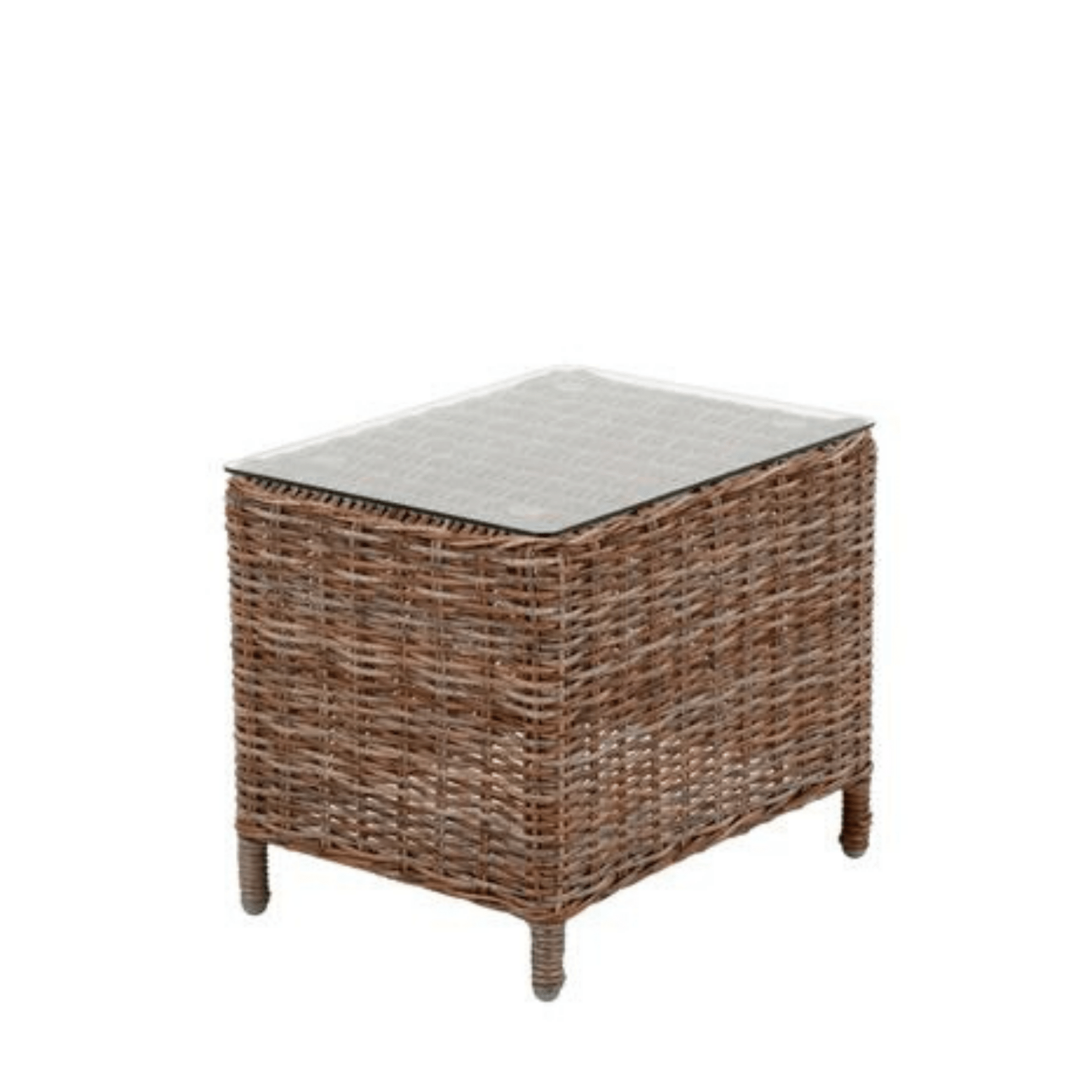 Eldorado wicker recliner with footstool - 3 piece outdoor lounge set - Lume Outdoor Living