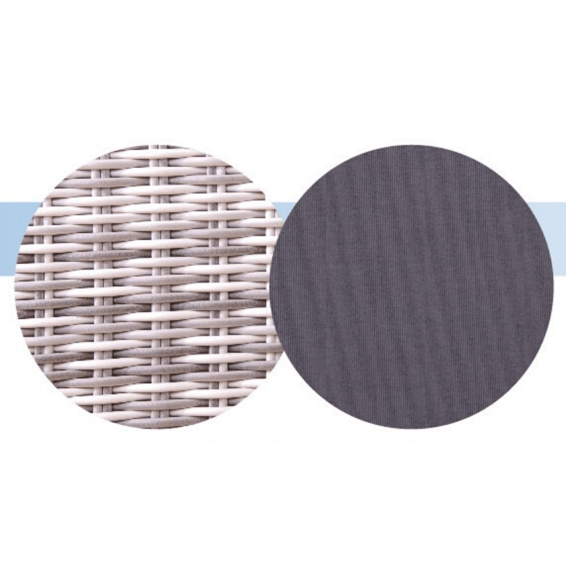 Eldorado wicker recliner with footstool - 3 piece outdoor lounge set - Lume Outdoor Living